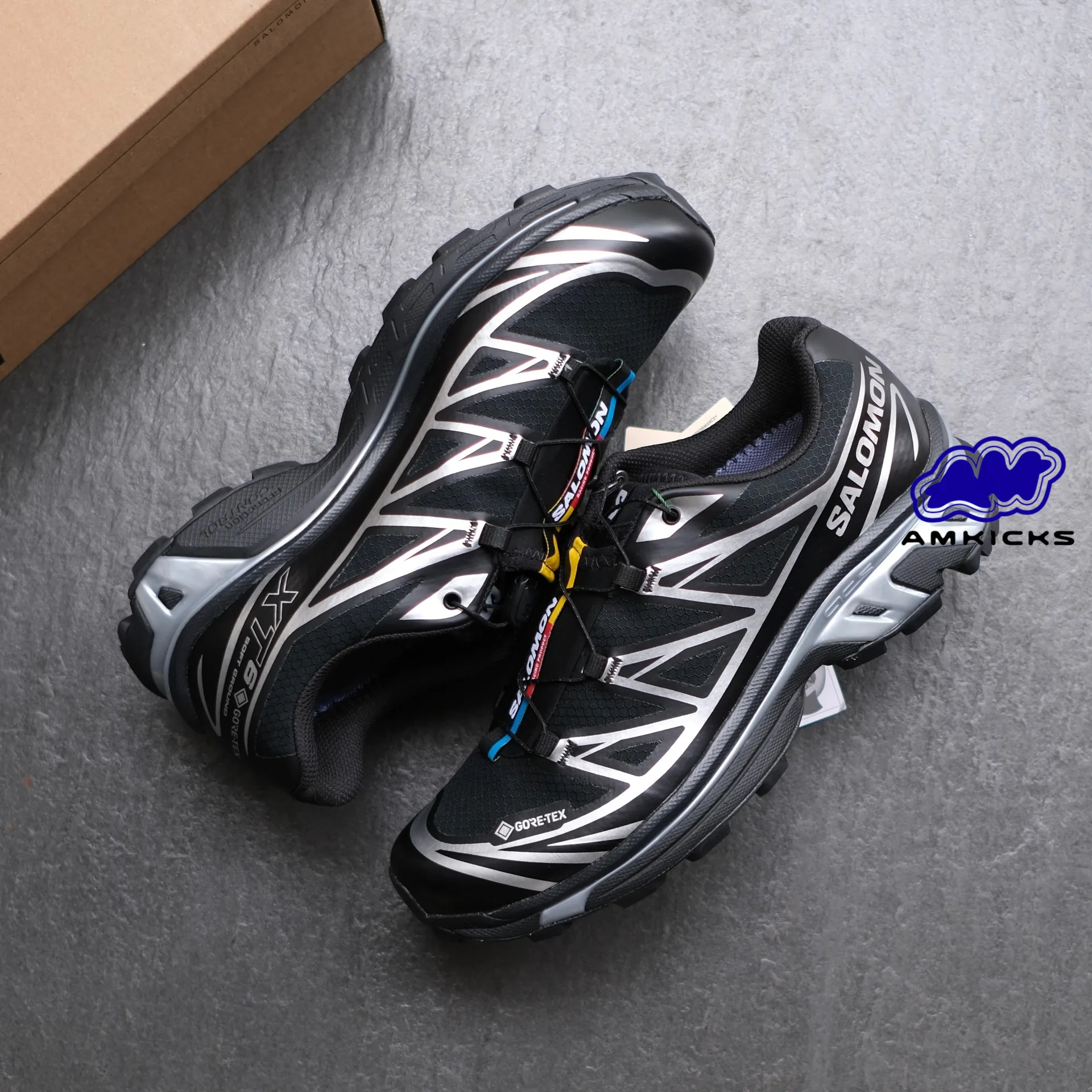 Salomon XT-6 Gore-Tex "Black Silver"