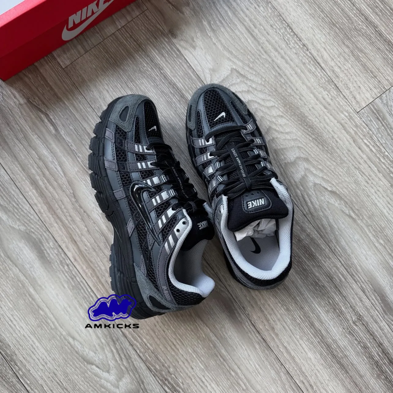 Nike P-6000 "Suede Anthracite Metallic Silver"