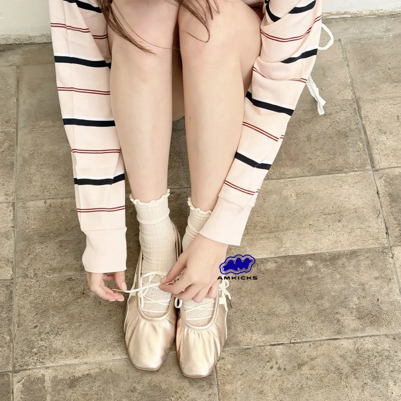 Onitsuka Tiger Gymnarina "Rose Gold Cream"