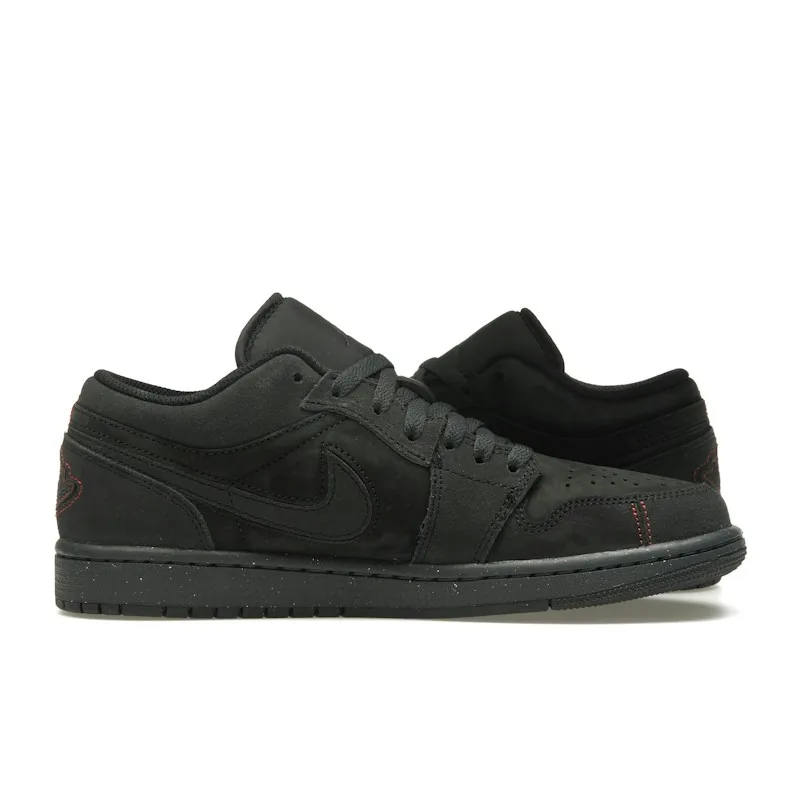Jordan 1 Low SE Craft "Dark Smoke Grey Varsity Red"