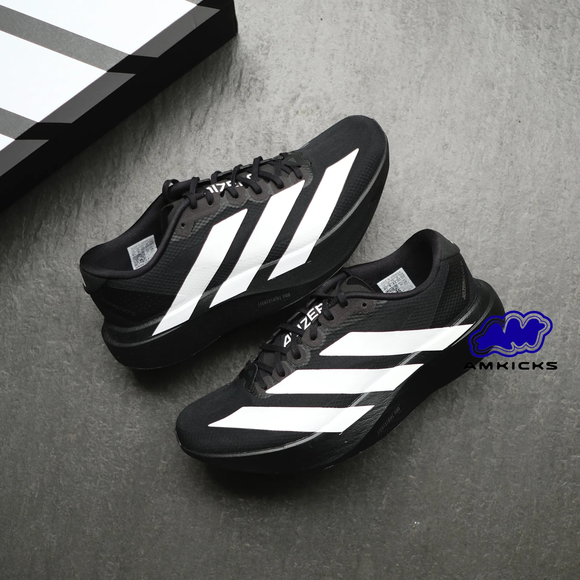 adidas Adizero Evo SL Woven "Black Cloud White"