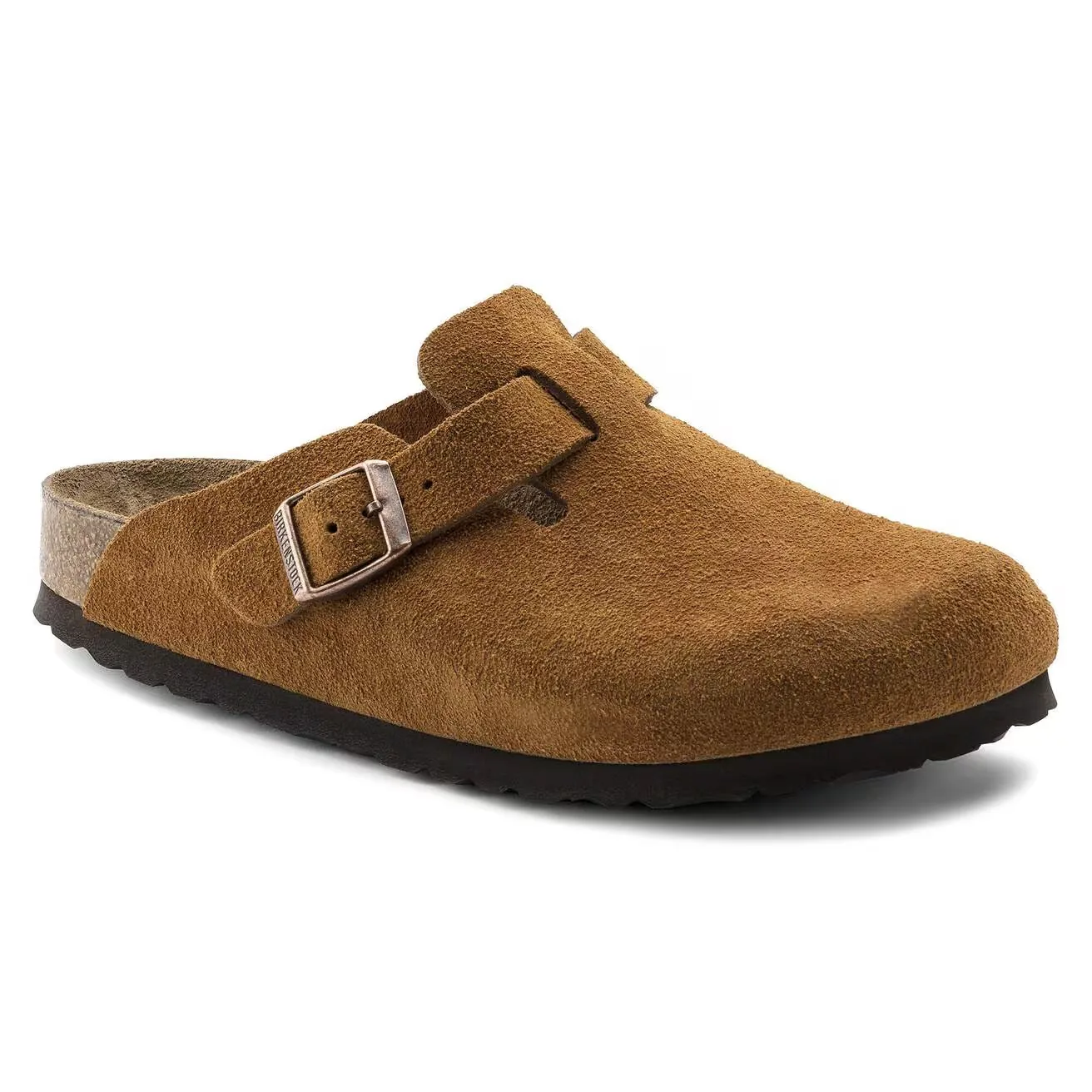 Birkenstock Boston Soft Footbed "Suede Milk"