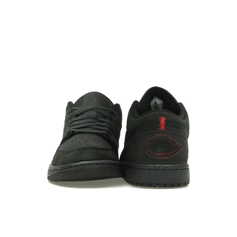 Jordan 1 Low SE Craft "Dark Smoke Grey Varsity Red"