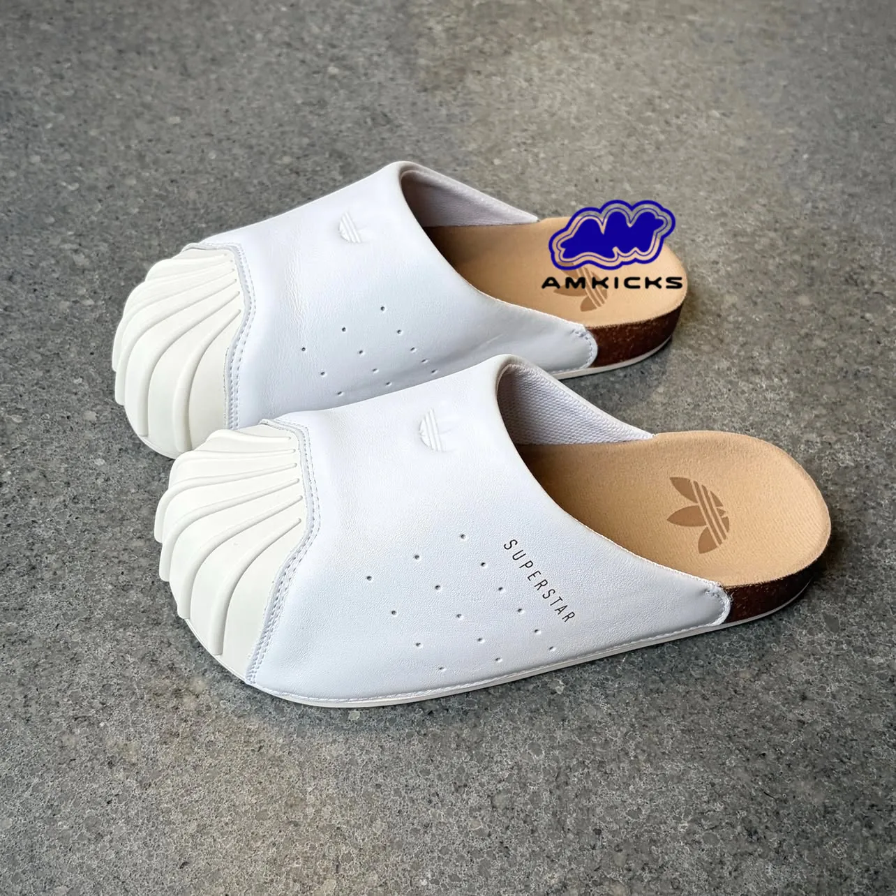 adidas Adimule Superstar Slides "White"