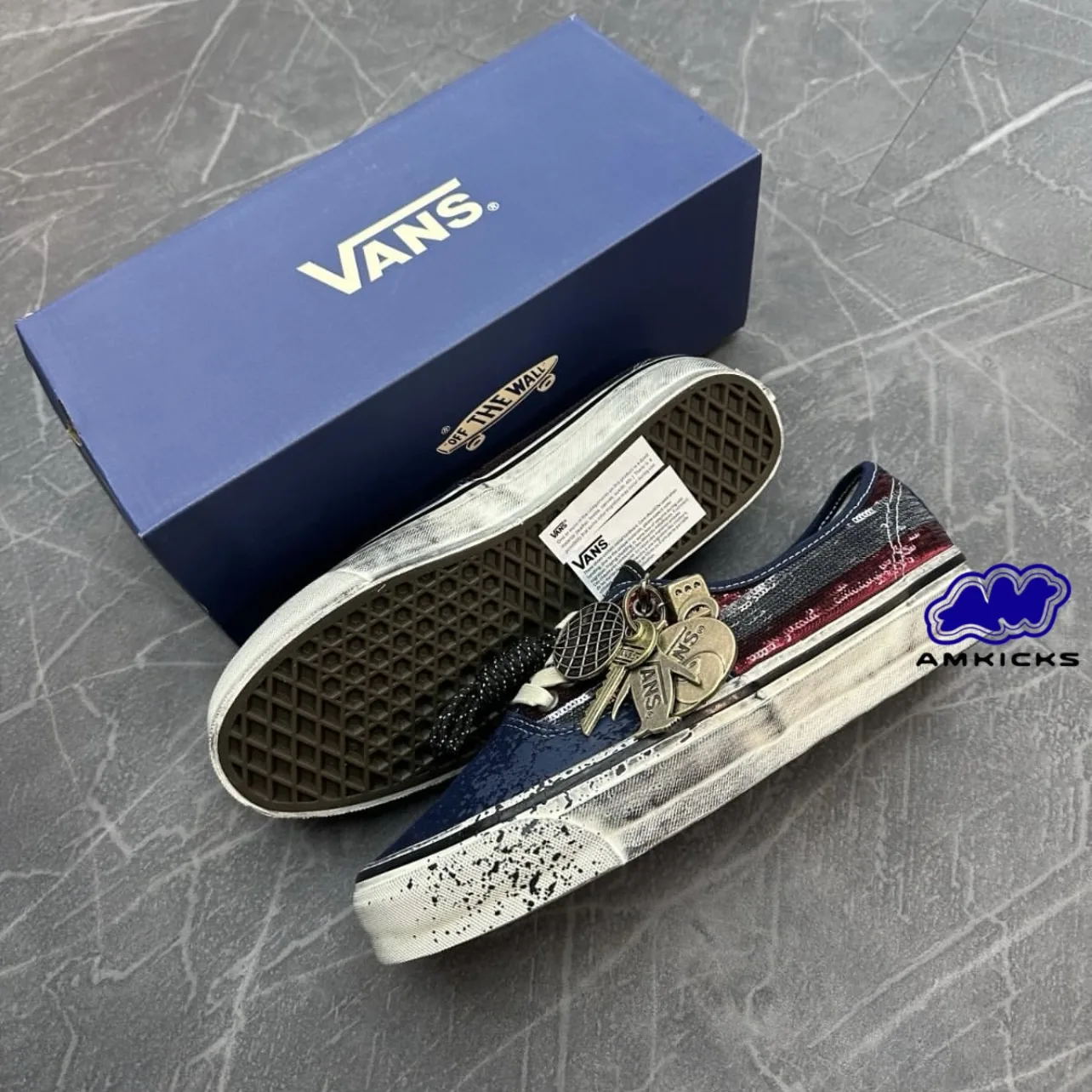 Vans Premium Authentic "La Habana Red Navy"