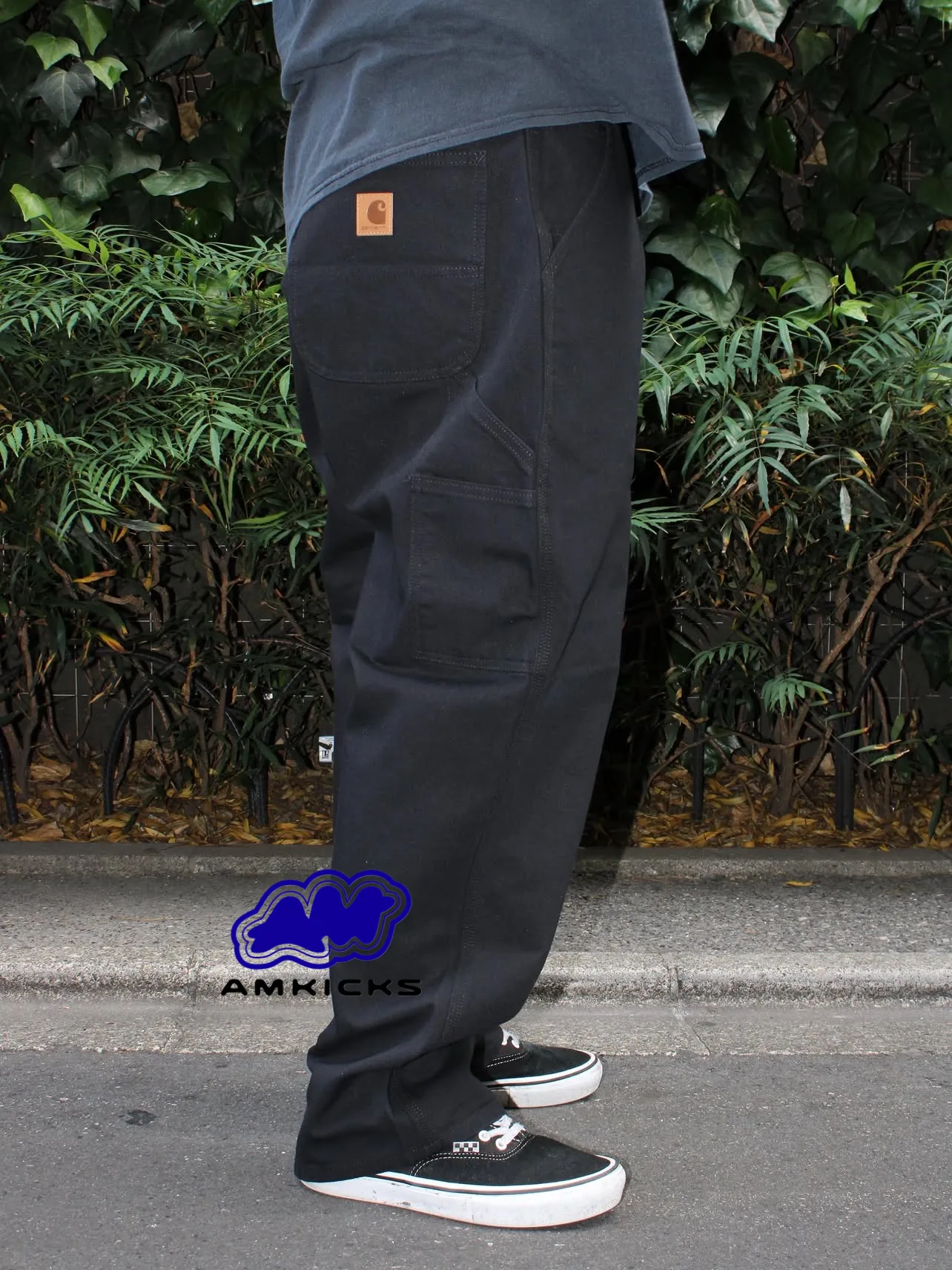 Carhartt Double Knee Black Pants B136 BLK