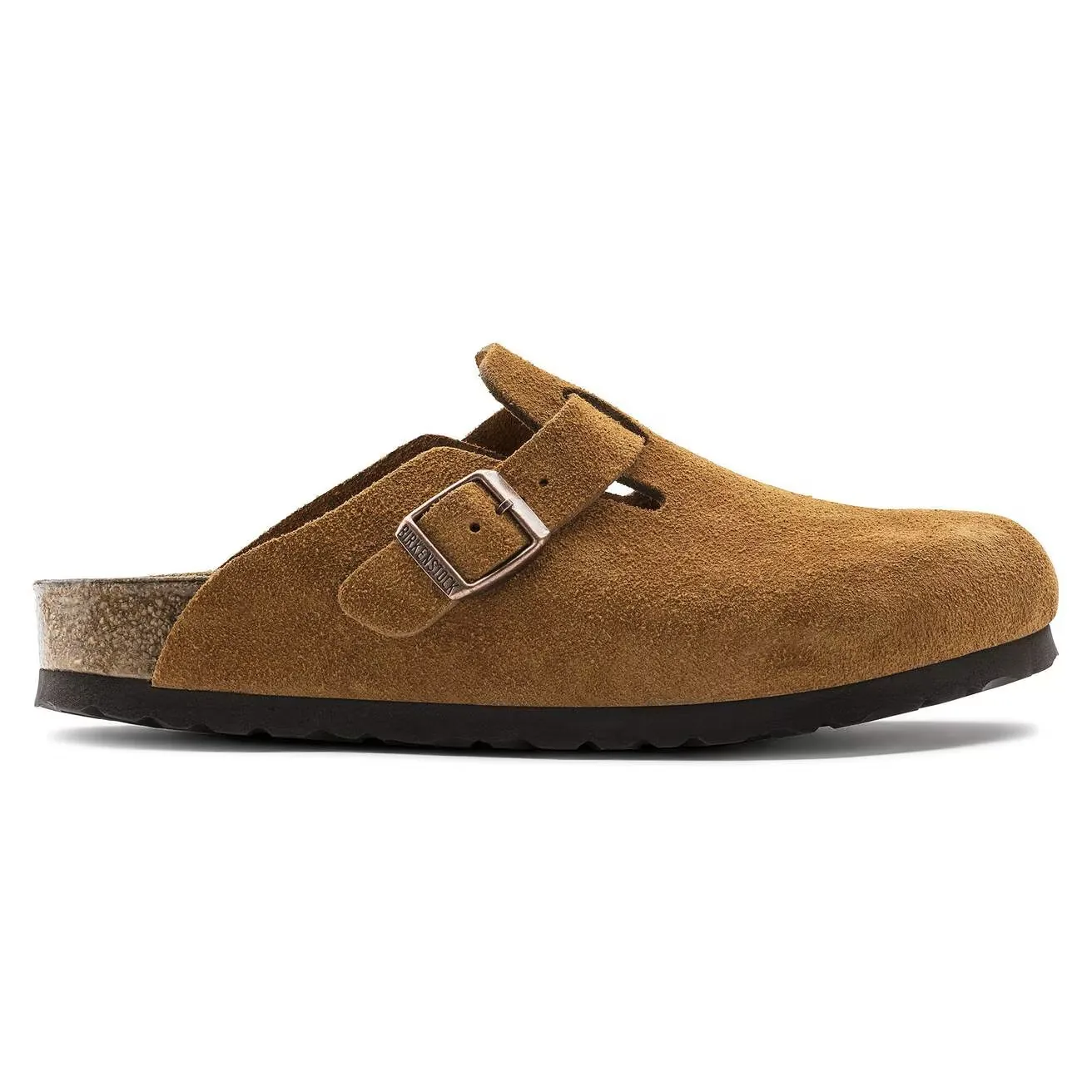 Birkenstock Boston Soft Footbed "Suede Milk"