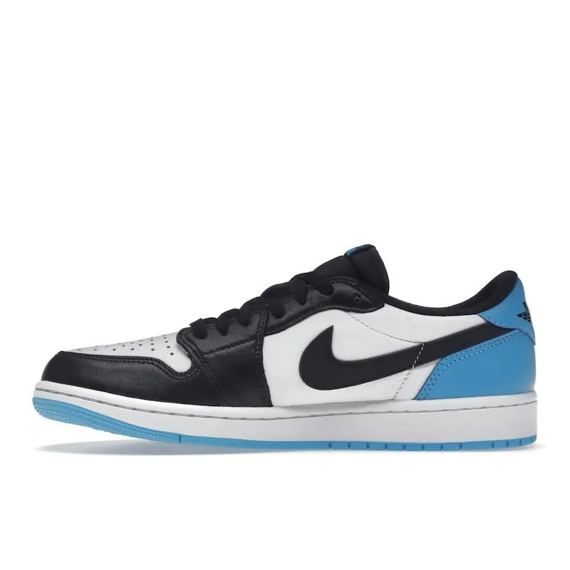 Jordan 1 Retro Low OG "Black Dark Powder Blue"
