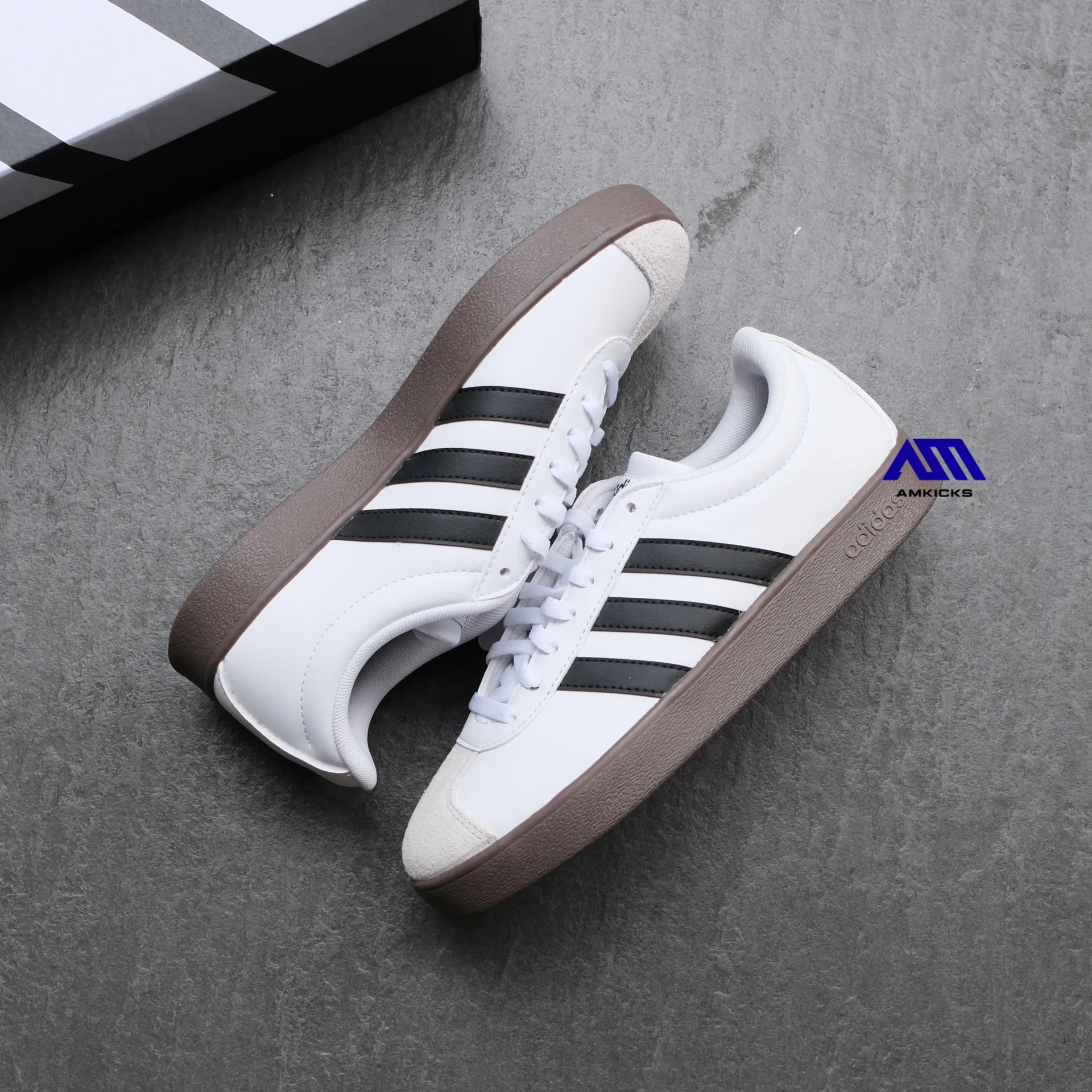 adidas VL Court Base "White Black"