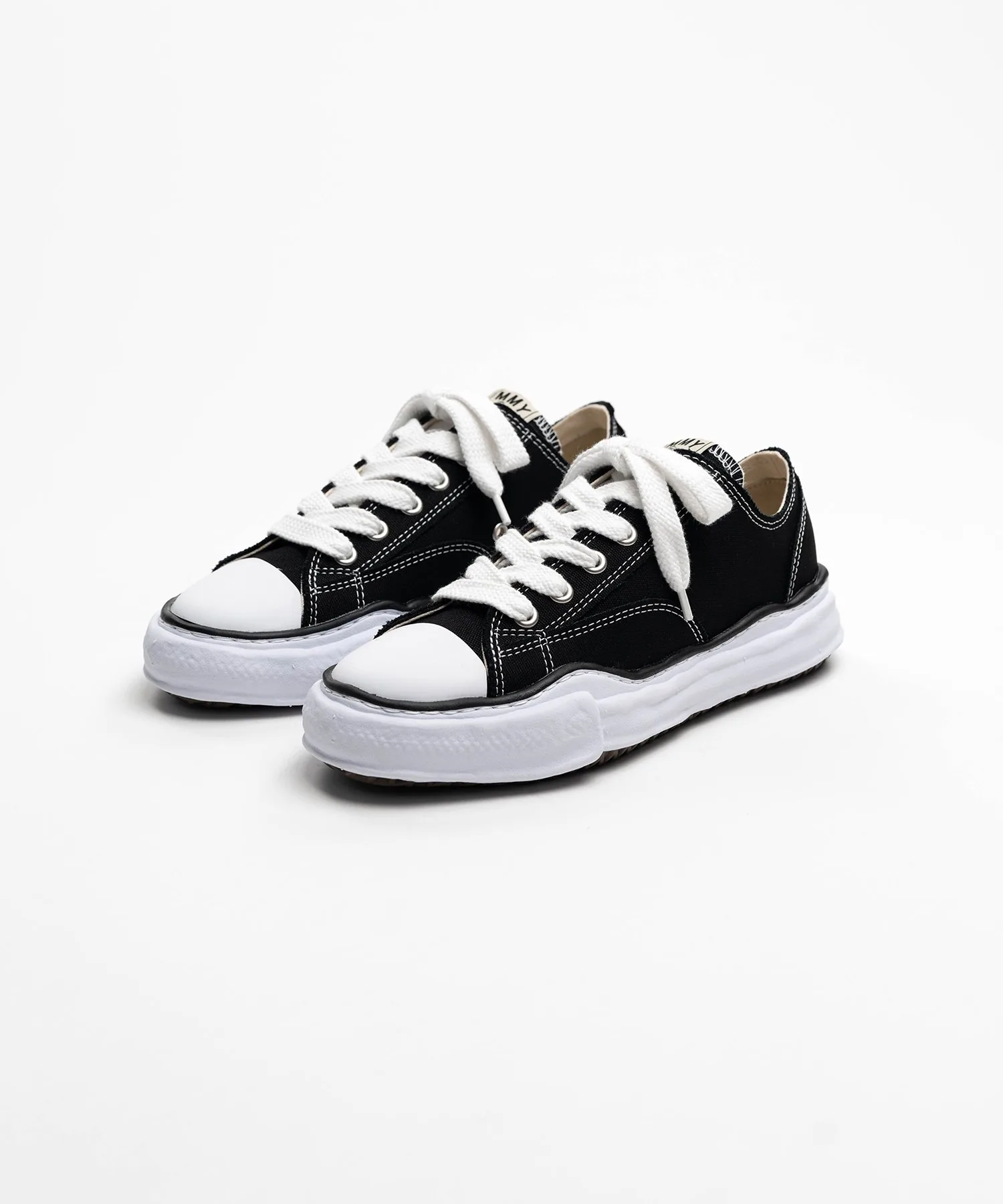 Maison Mihara Yasuhiro Peterson OG Sole Canvas Low "Black"