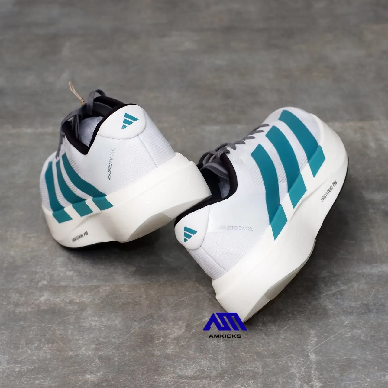 adidas Adizero Evo SL "White Pure Teal"