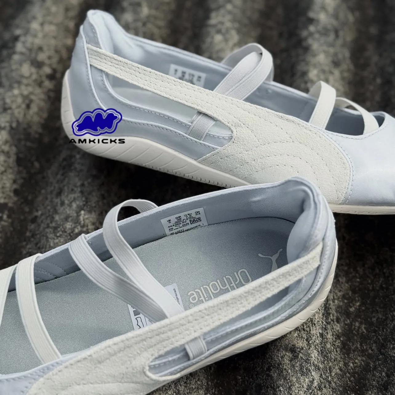 Speedcat Ballet "Silver Mist Warm White Satin"