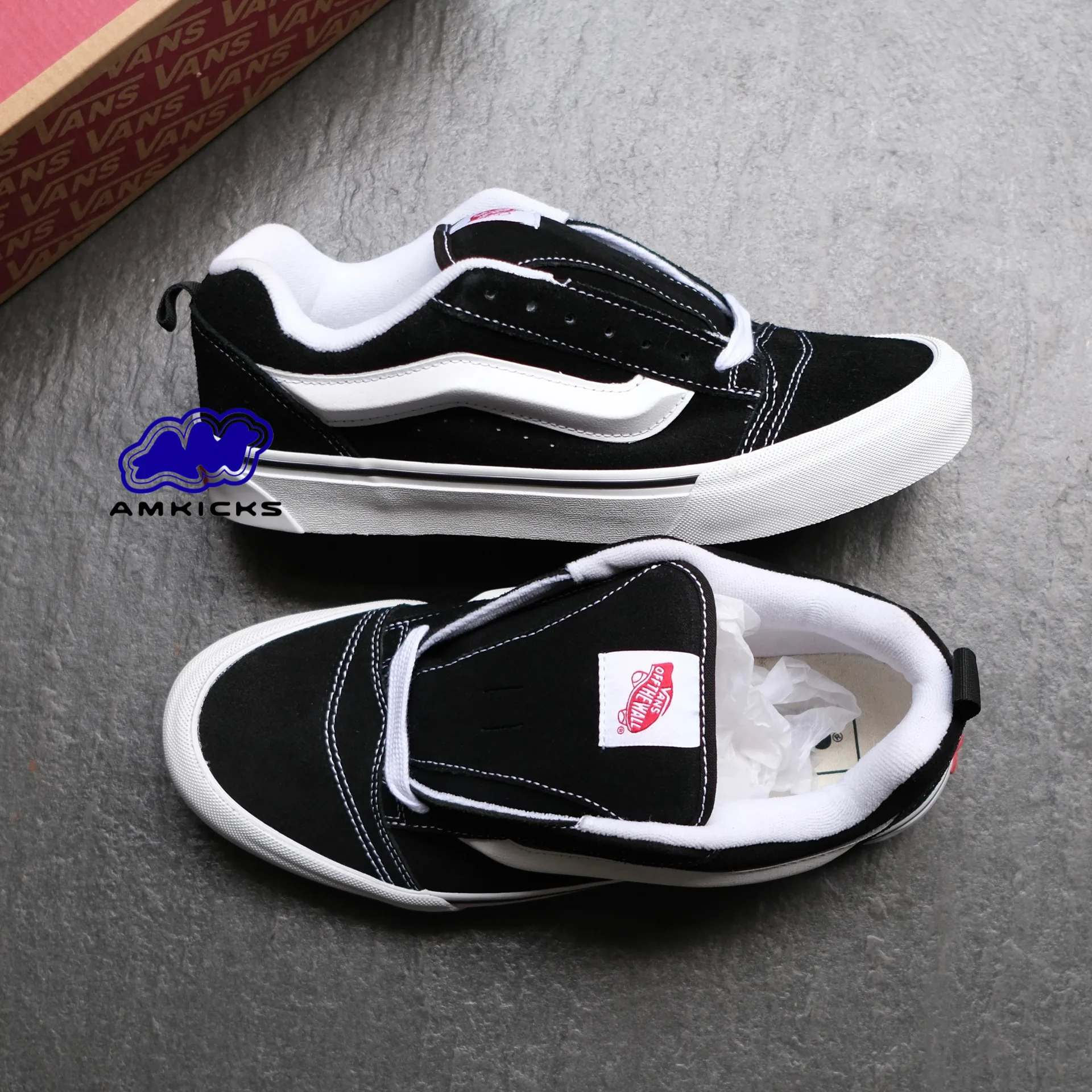 Vans Knu Skool "Black White"