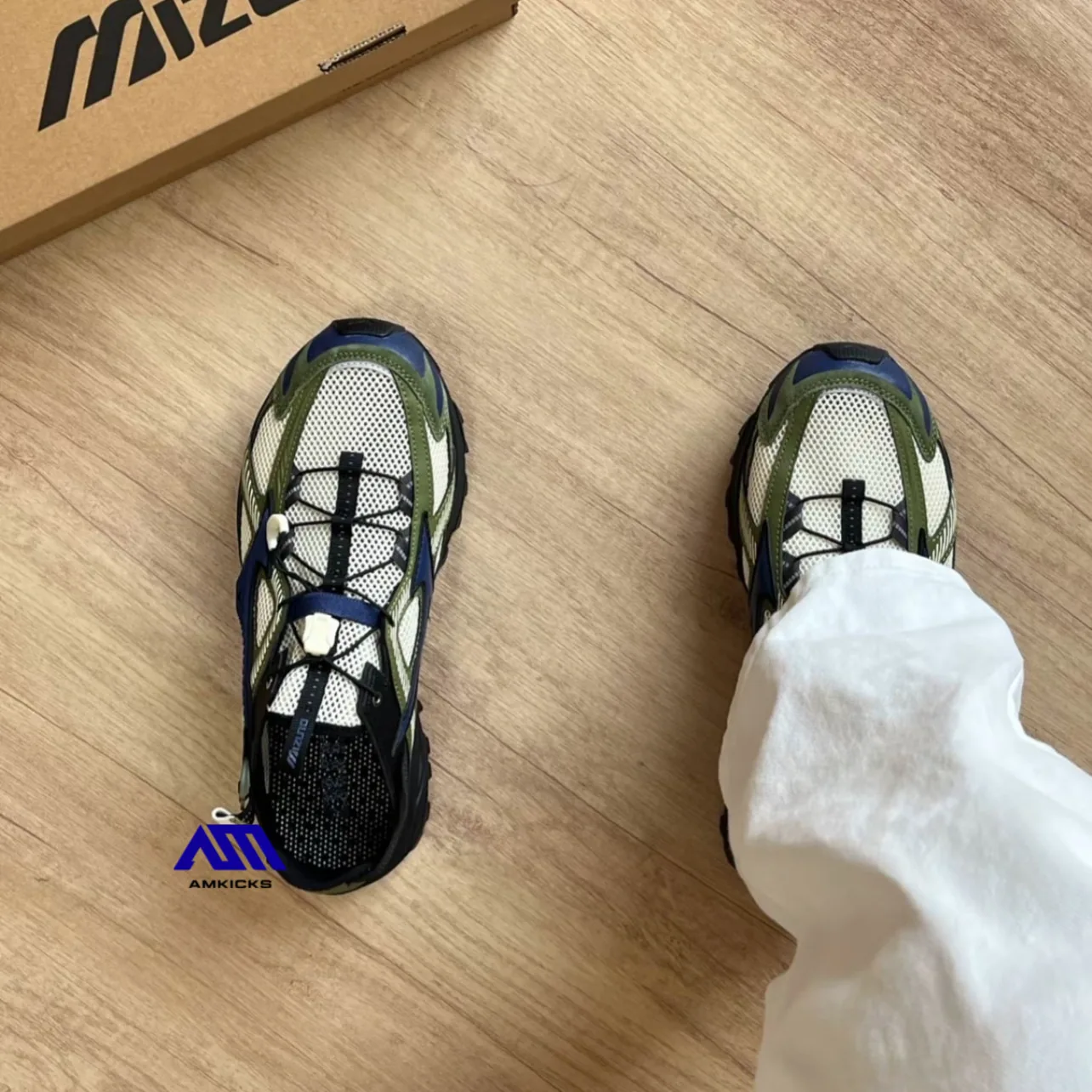 Mizuno Racer Trail SE "Olive Black Blue"