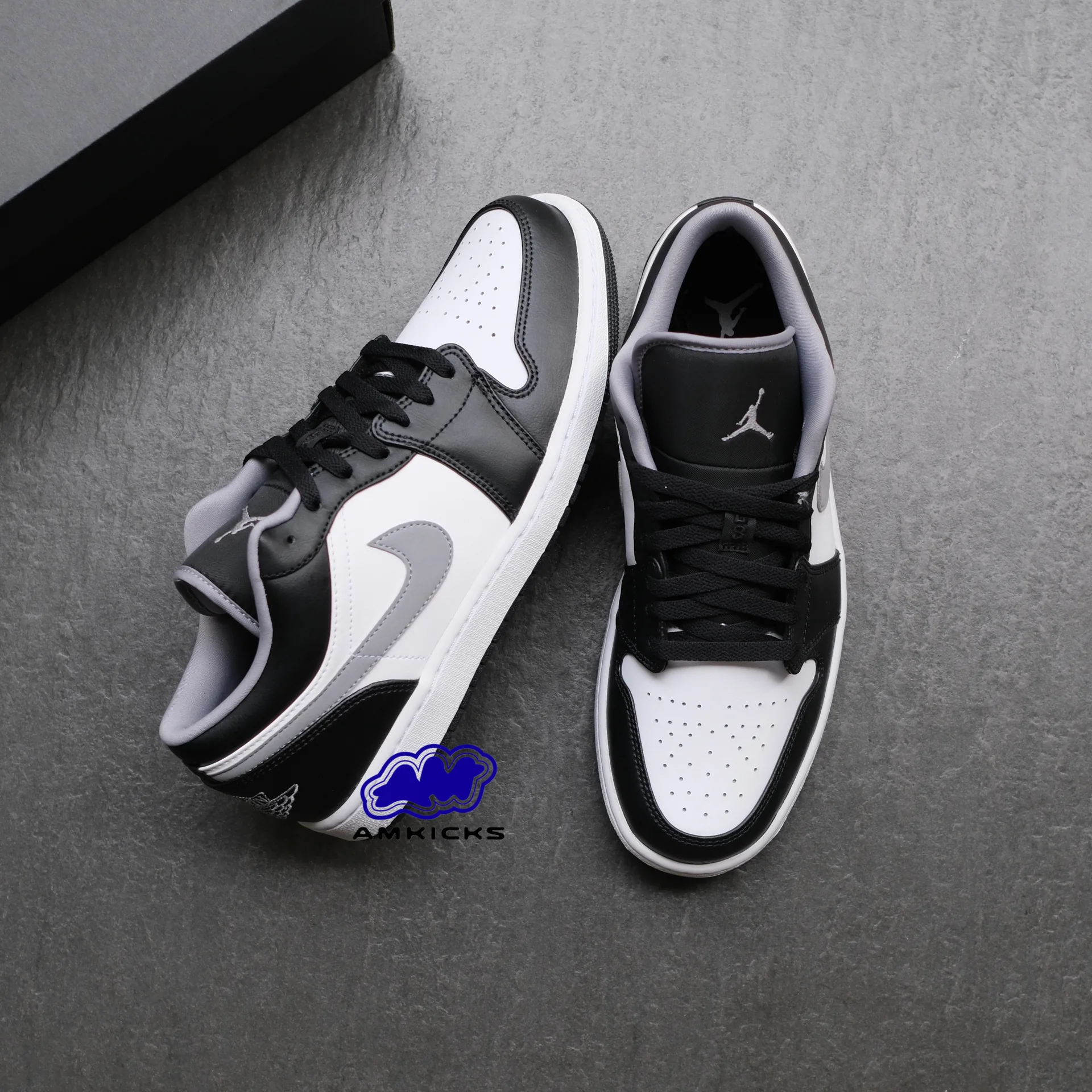 Jordan 1 Low "Black White Grey"