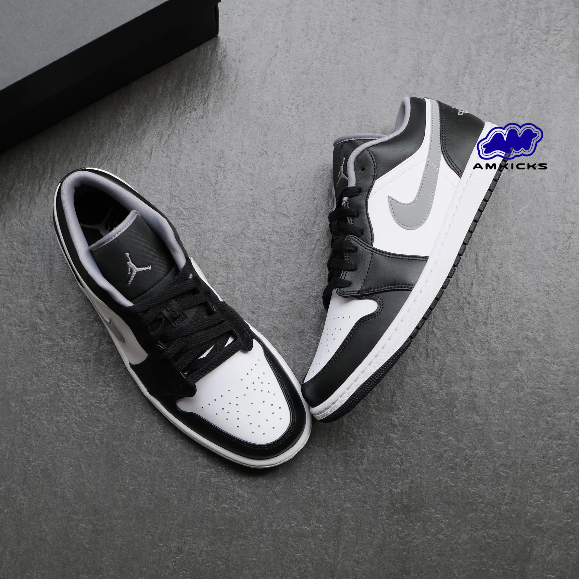 Jordan 1 Low "Black White Grey"