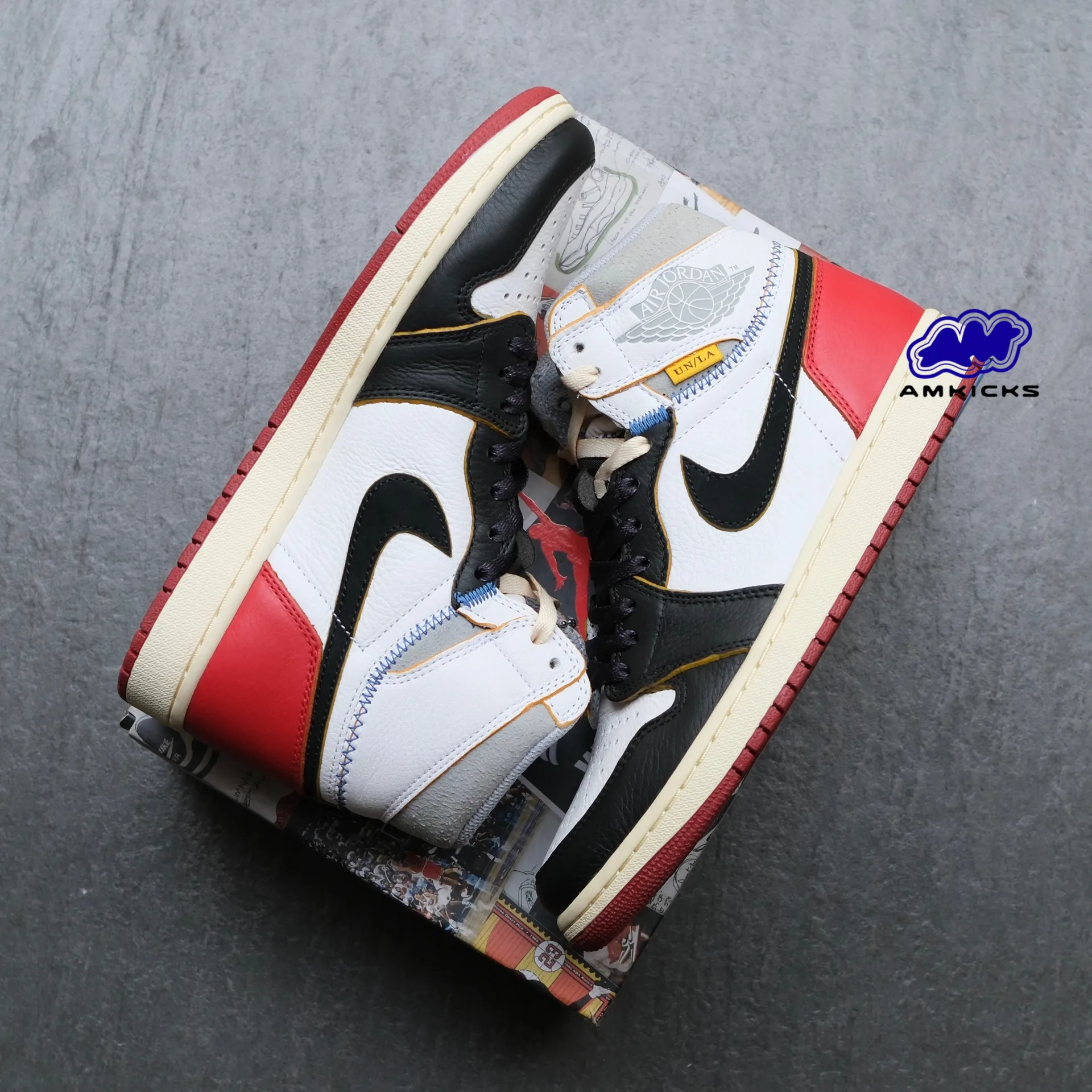 Jordan 1 Retro High Union Los Angeles "Black Toe"