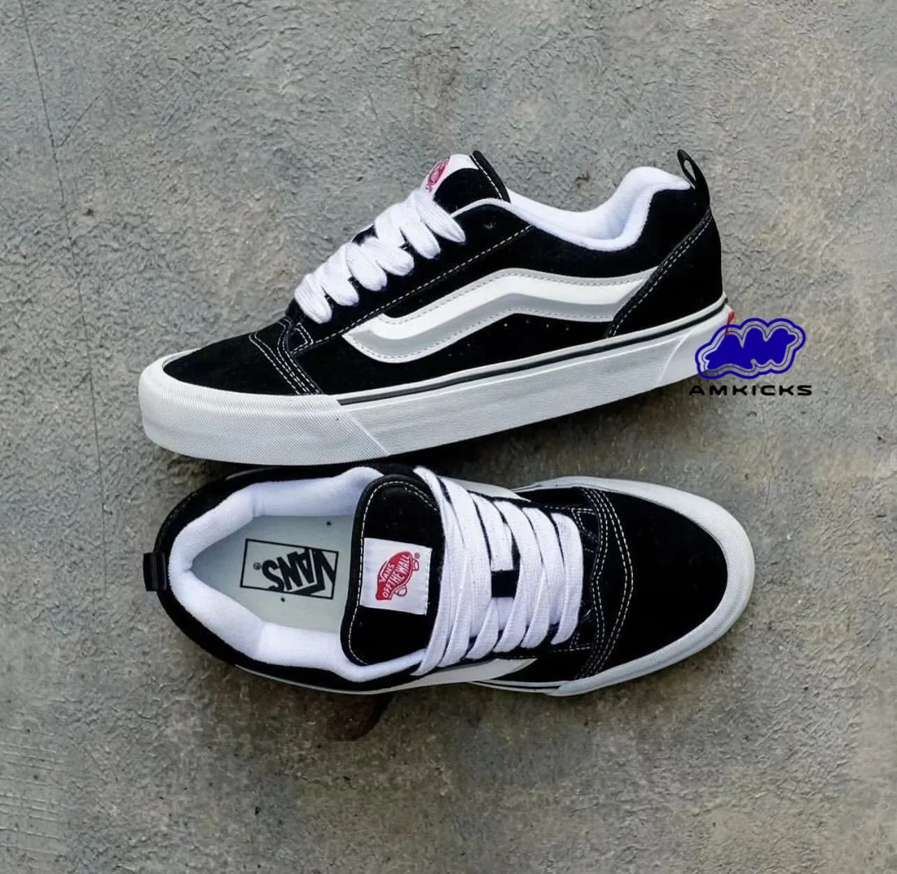 Vans Knu Skool "Black White"