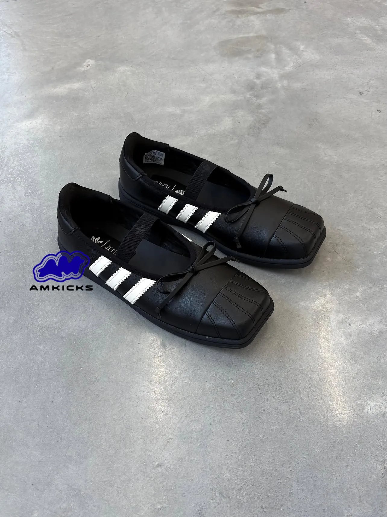 adidas Superstar Square Toe Ballet JENNIE "Black Off White"