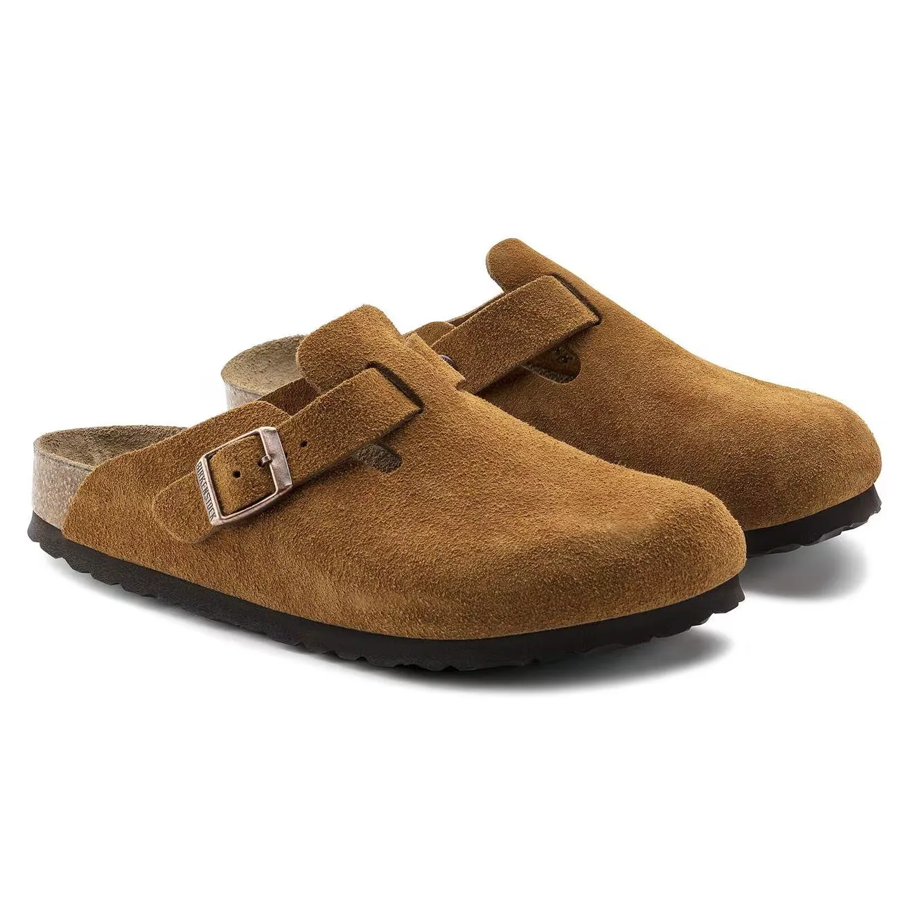 Birkenstock Boston Soft Footbed "Suede Milk"