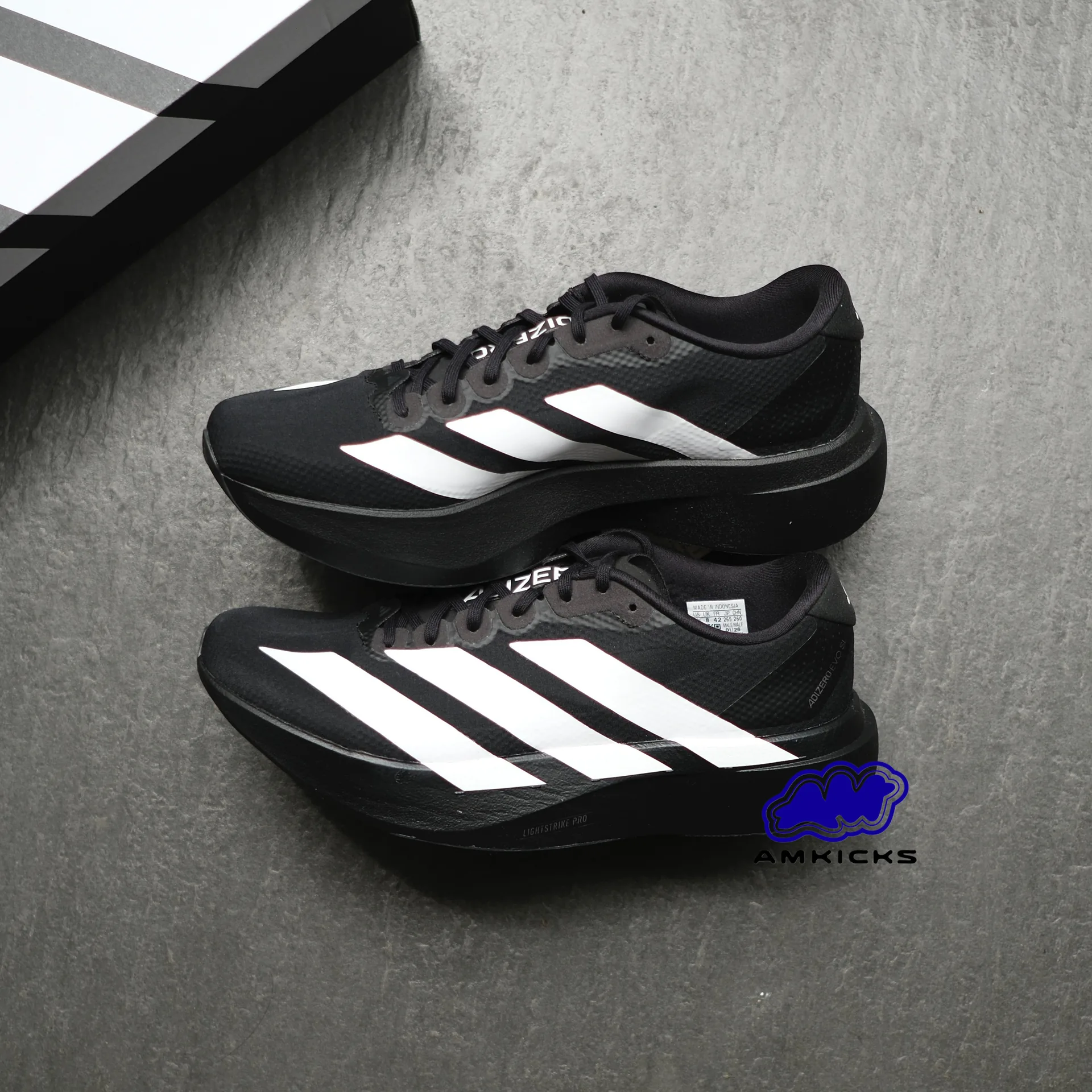 adidas Adizero Evo SL Woven "Black Cloud White"