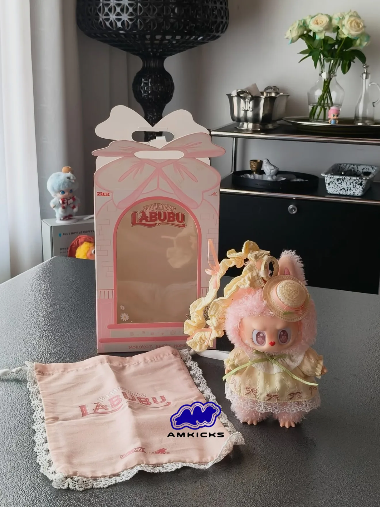 THE MONSTERS Finding Labubu Series Mokoko Vinyl Plush Pendant