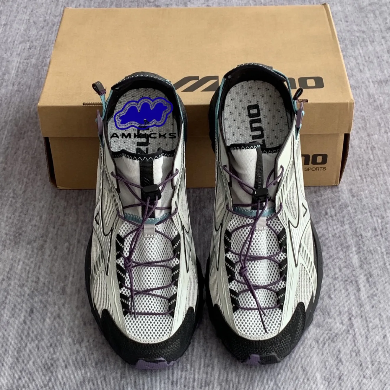 Mizuno Racer Trail SE V2 "Grey Black Teal Purple"