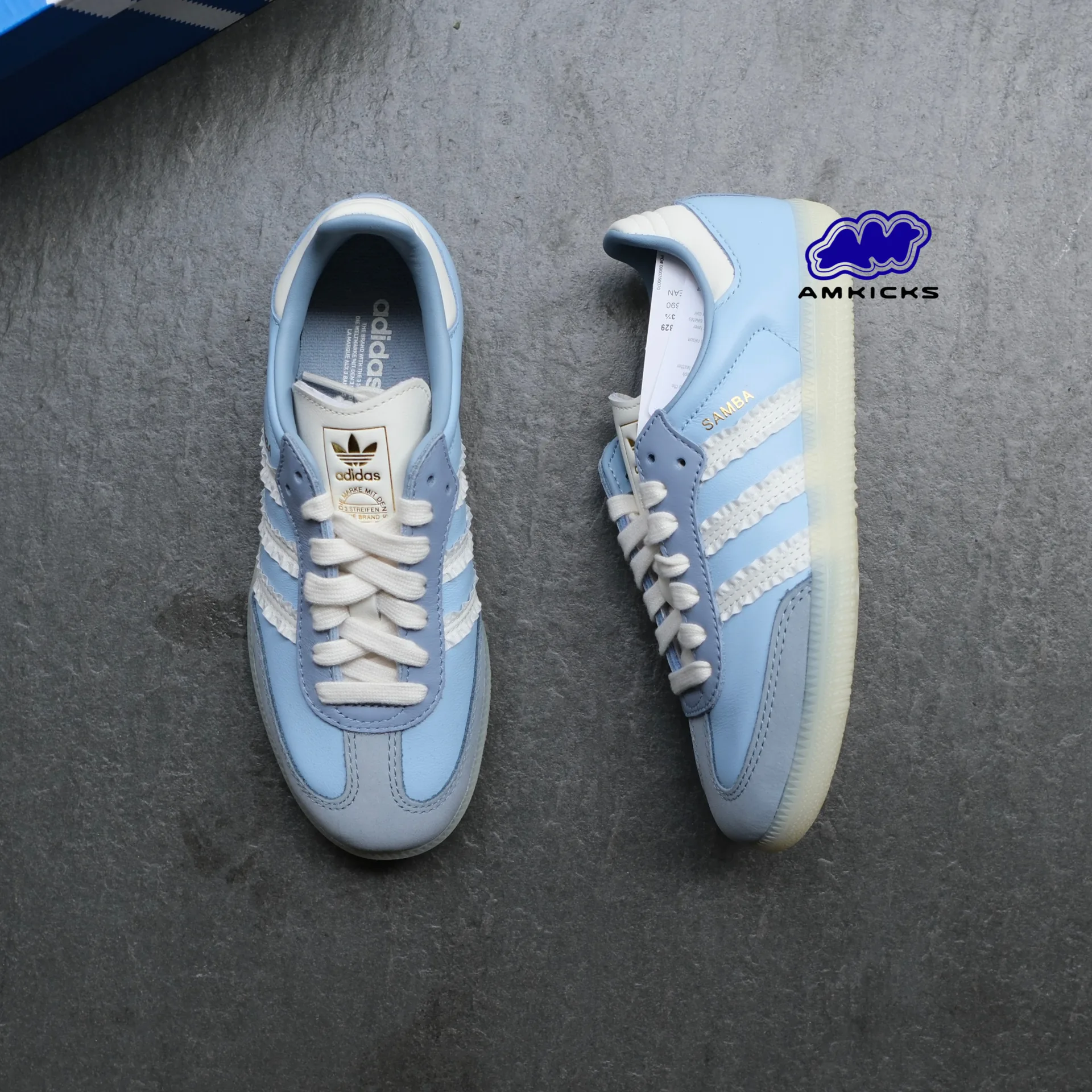adidas Samba "Ruffle Stripes Pack Clear Sky"