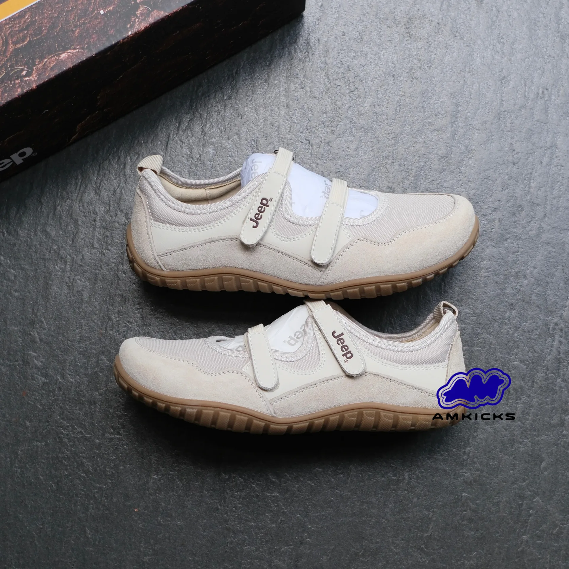 Jeep Mary Jane Sandals – Cream Light