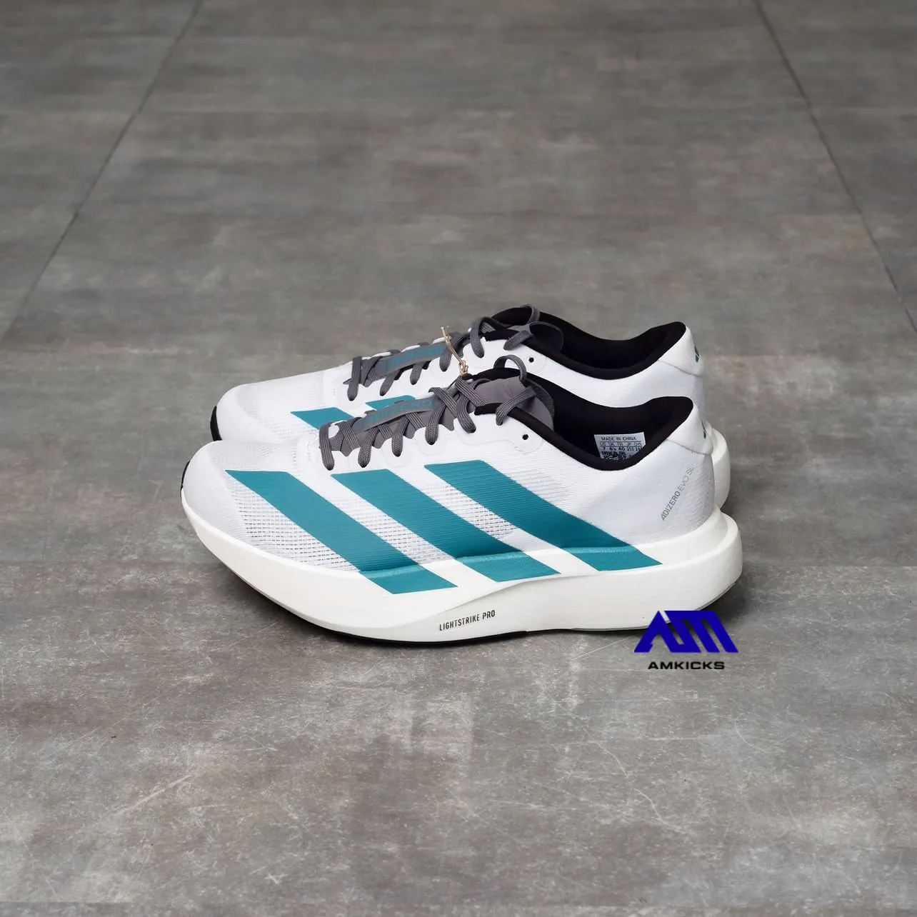 adidas Adizero Evo SL "White Pure Teal"