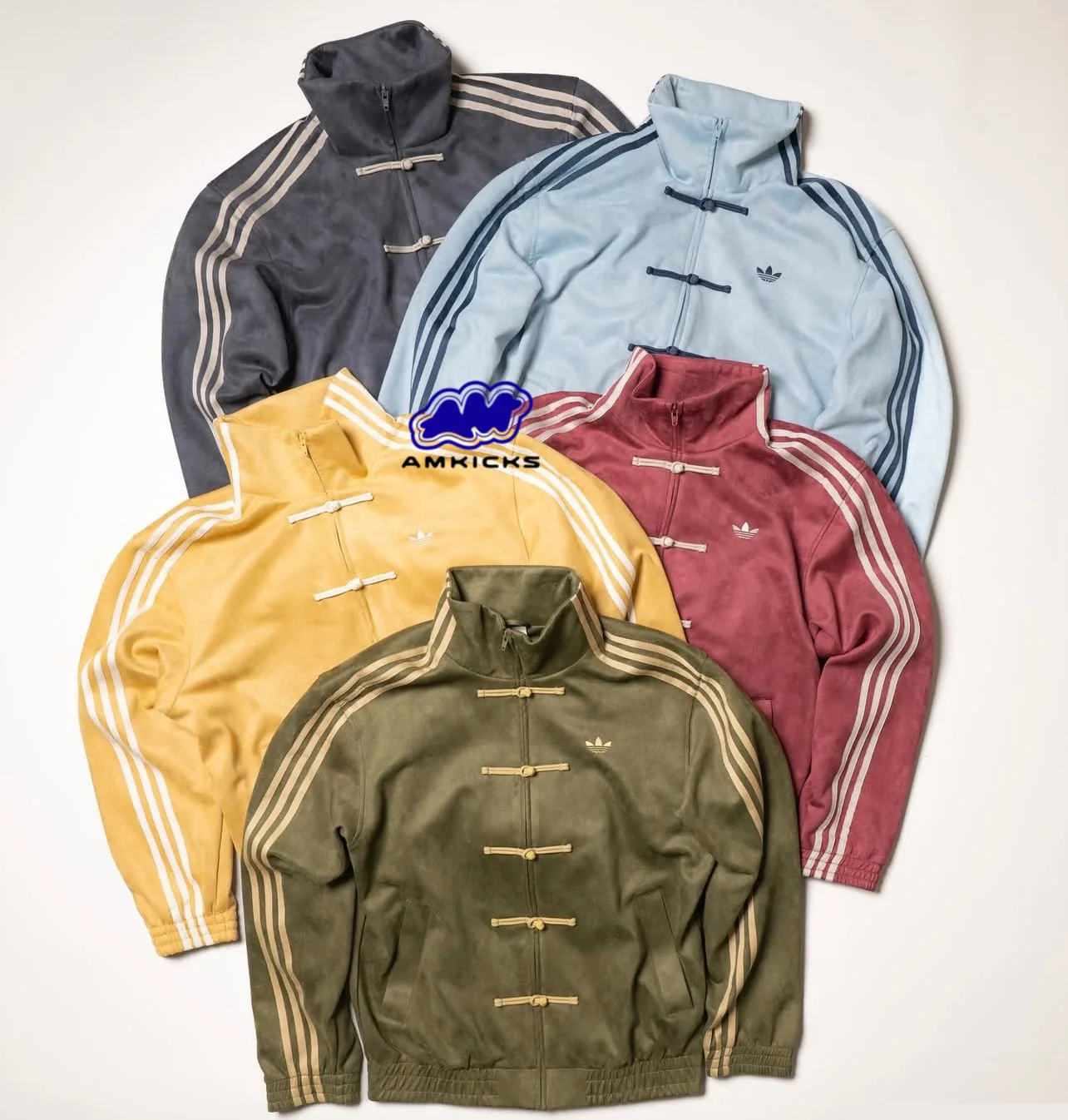 adidas CTT Chinese Track Top 3.1 Gender Neutral Jacket "Grey Blue" - KR0295-US