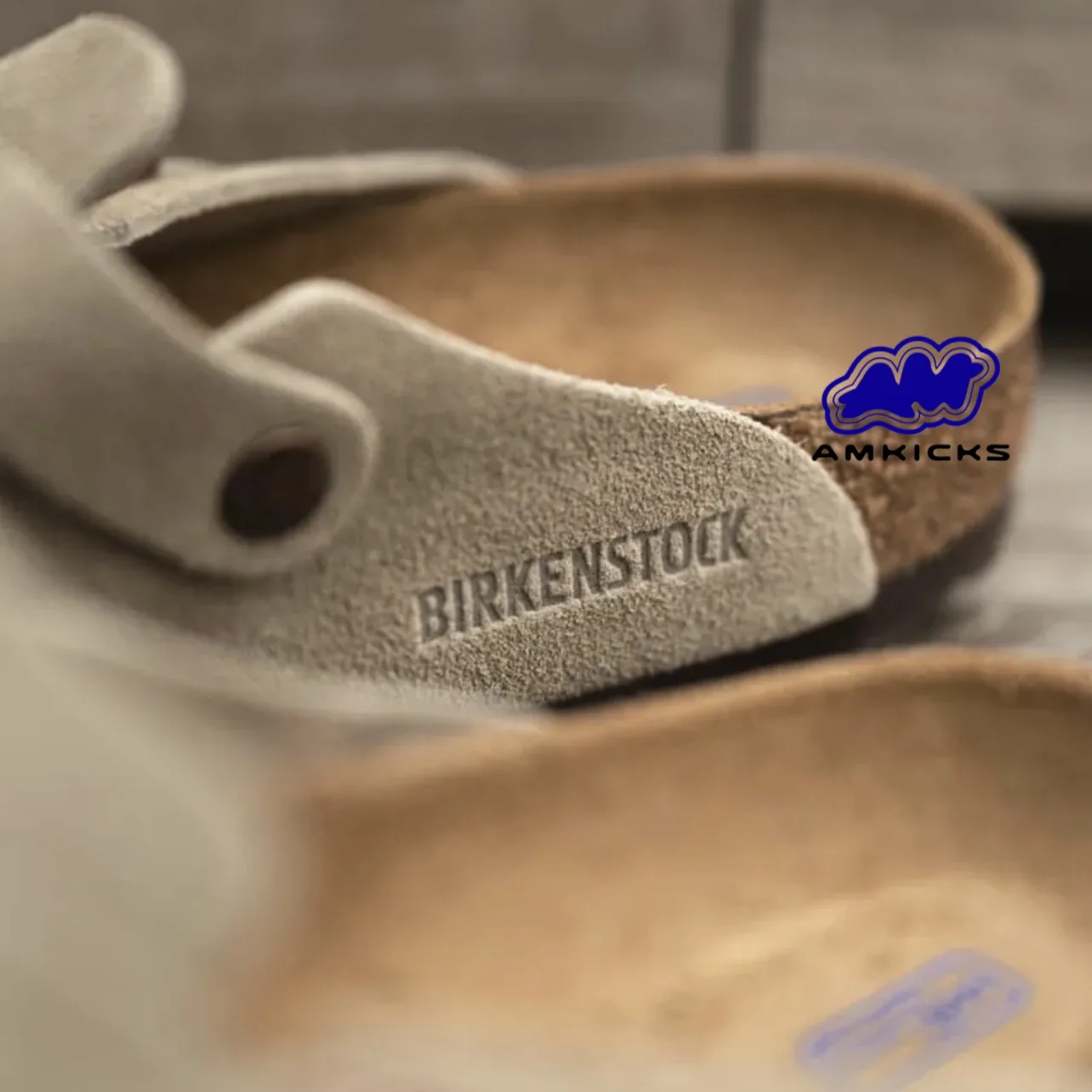 Birkenstock Boston Soft Footbed "Suede Taupe"