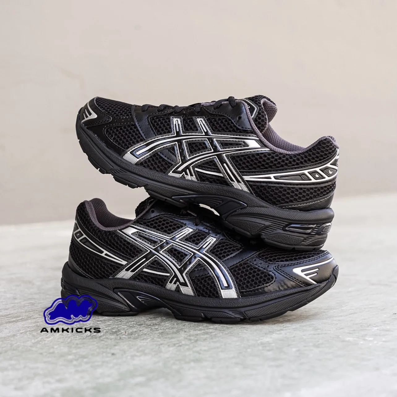 ASICS Gel-1130 "Black Pure Silver"