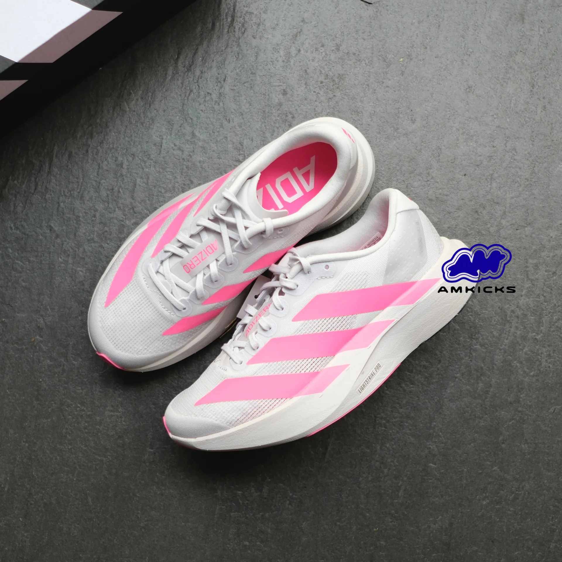 adidas Adizero Evo SL "Dash Grey Lucid Pink"
