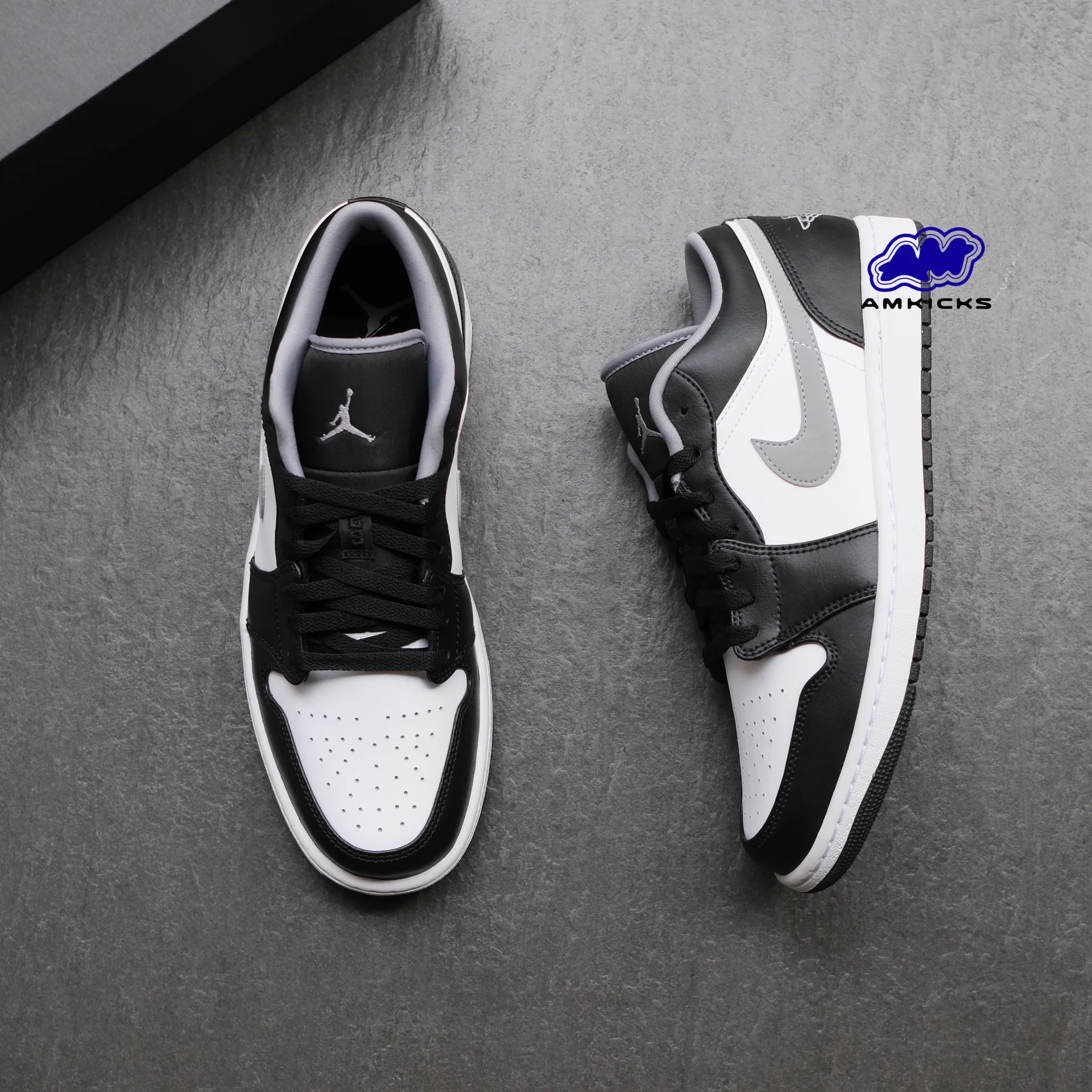 Jordan 1 Low "Black White Grey"