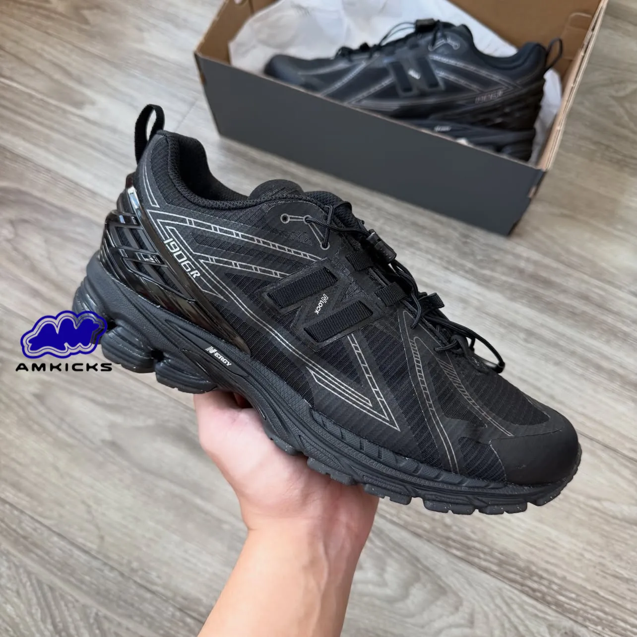 New Balance 1906R "No Sew Pack Black Cement"
