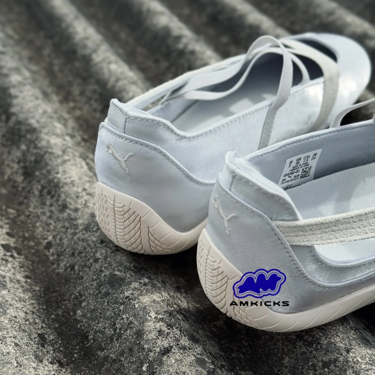 Speedcat Ballet "Silver Mist Warm White Satin"