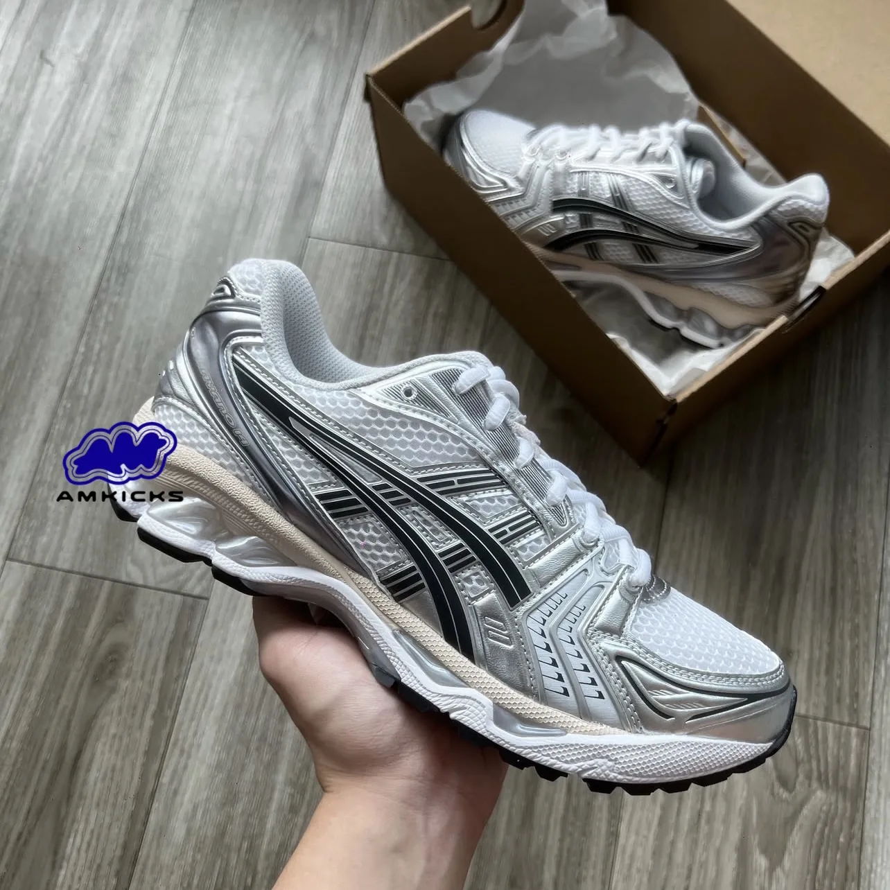 Asics Gel-Kayano 14 "White Graphite Grey"