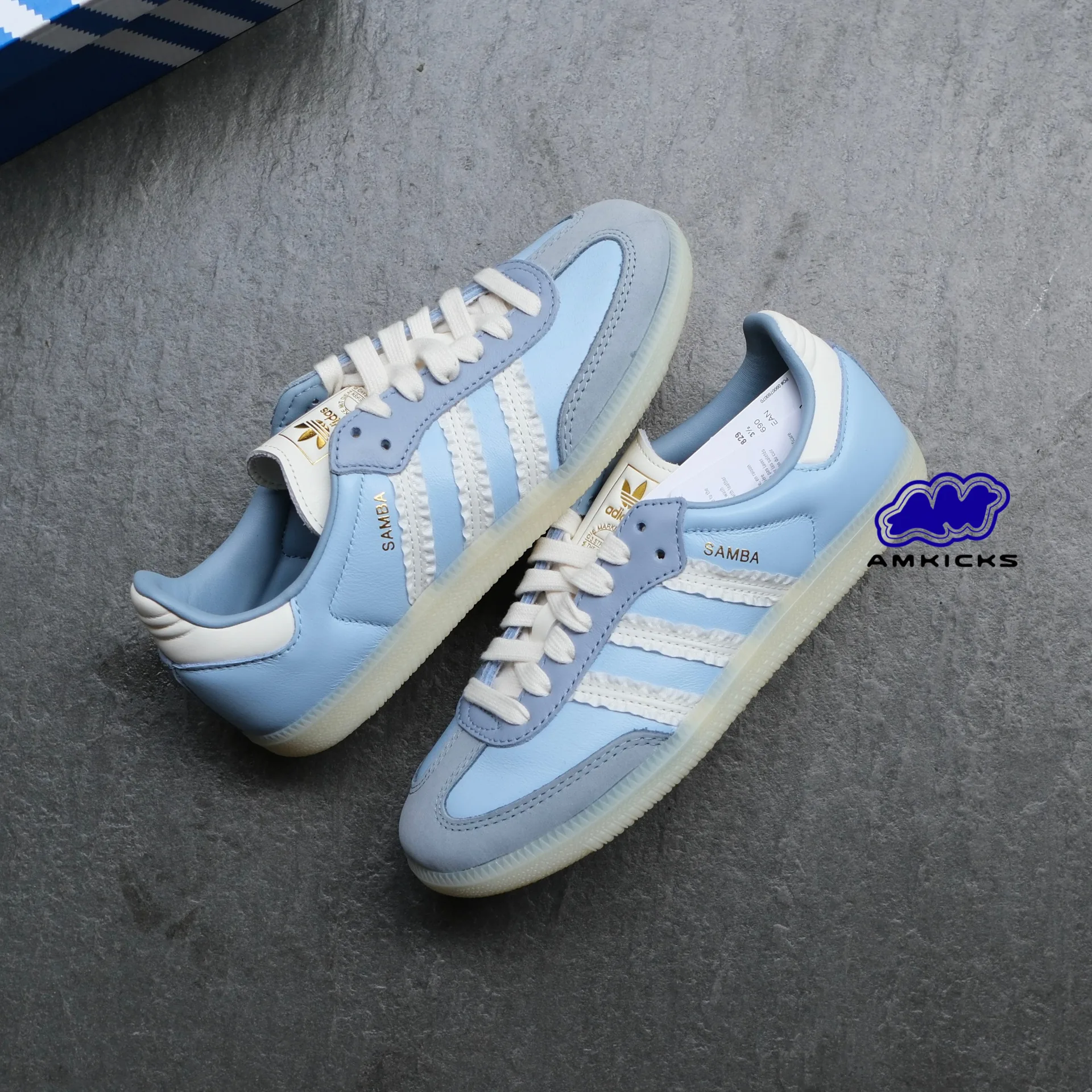 adidas Samba "Ruffle Stripes Pack Clear Sky"