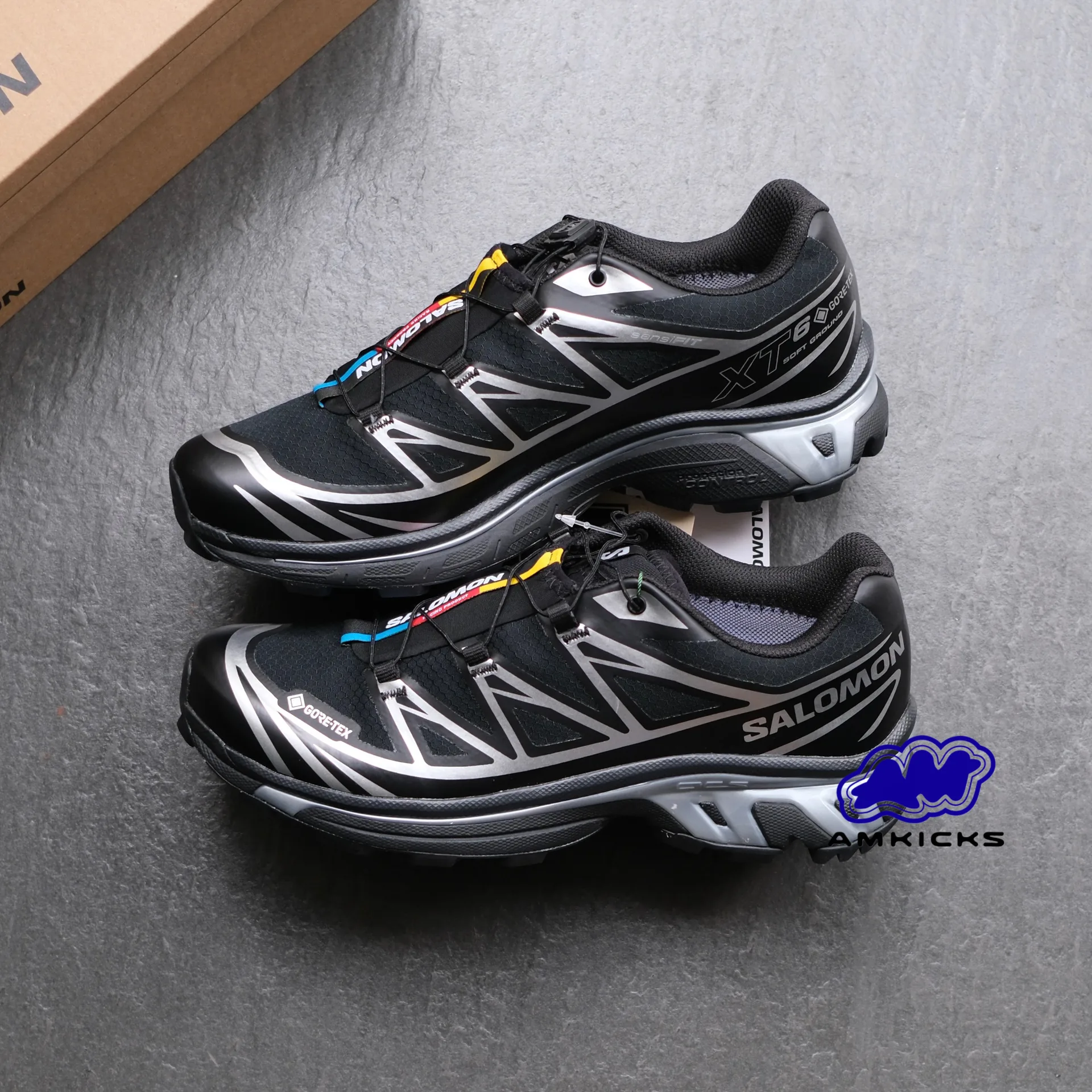 Salomon XT-6 Gore-Tex "Black Silver"