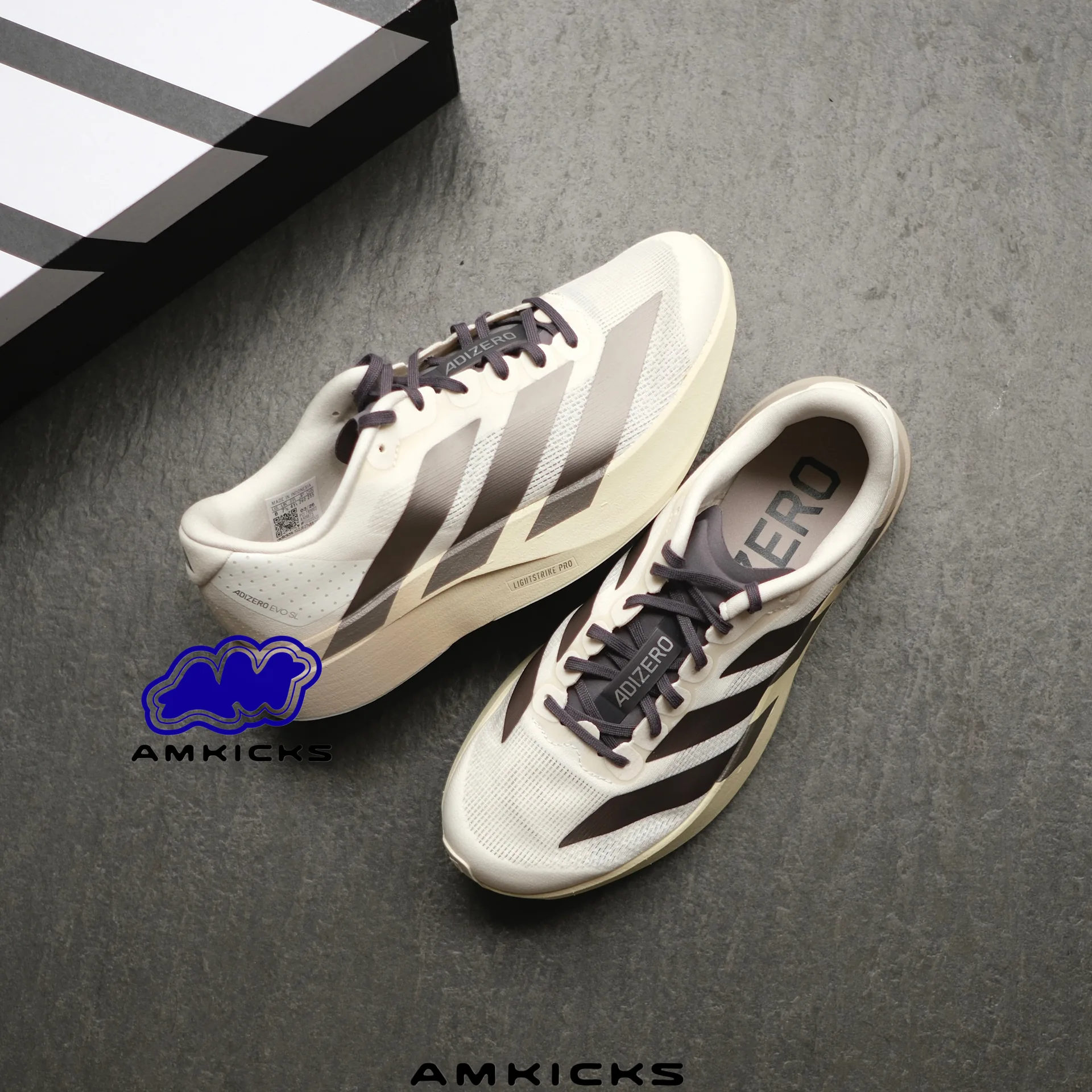 adidas Adizero Evo SL "Off White Aurora Comet"