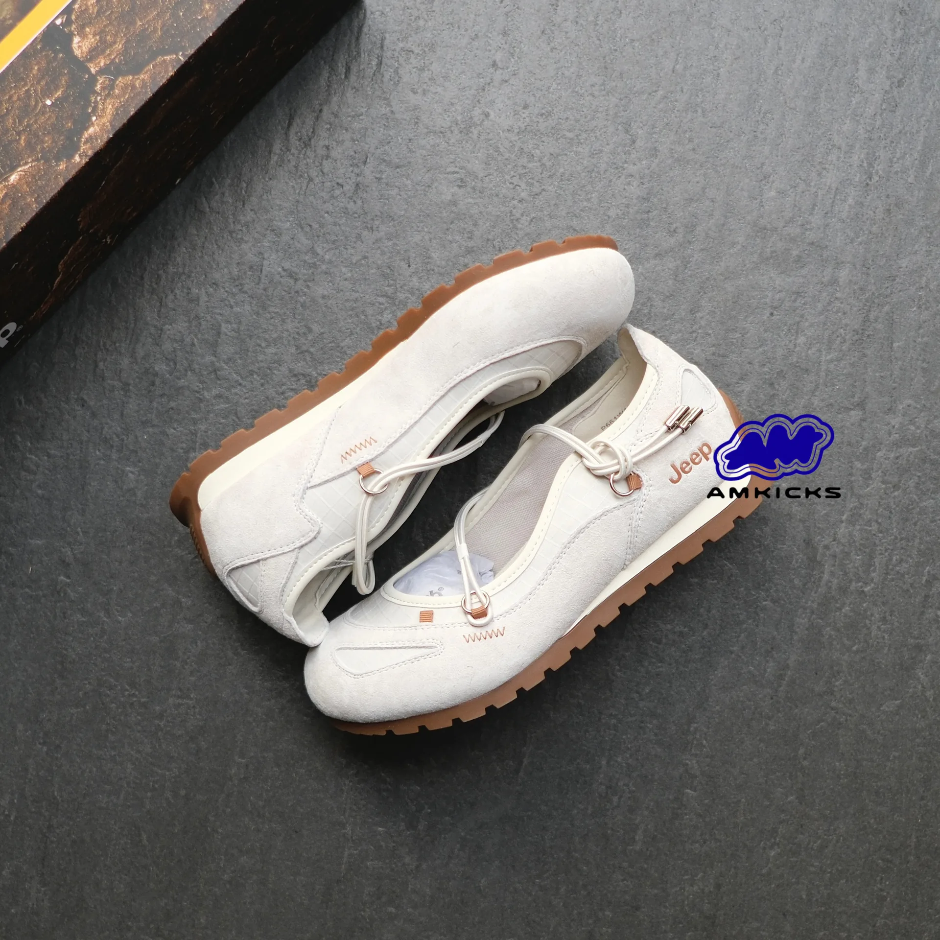 Jeep Mary Jane Sandals – Flat White