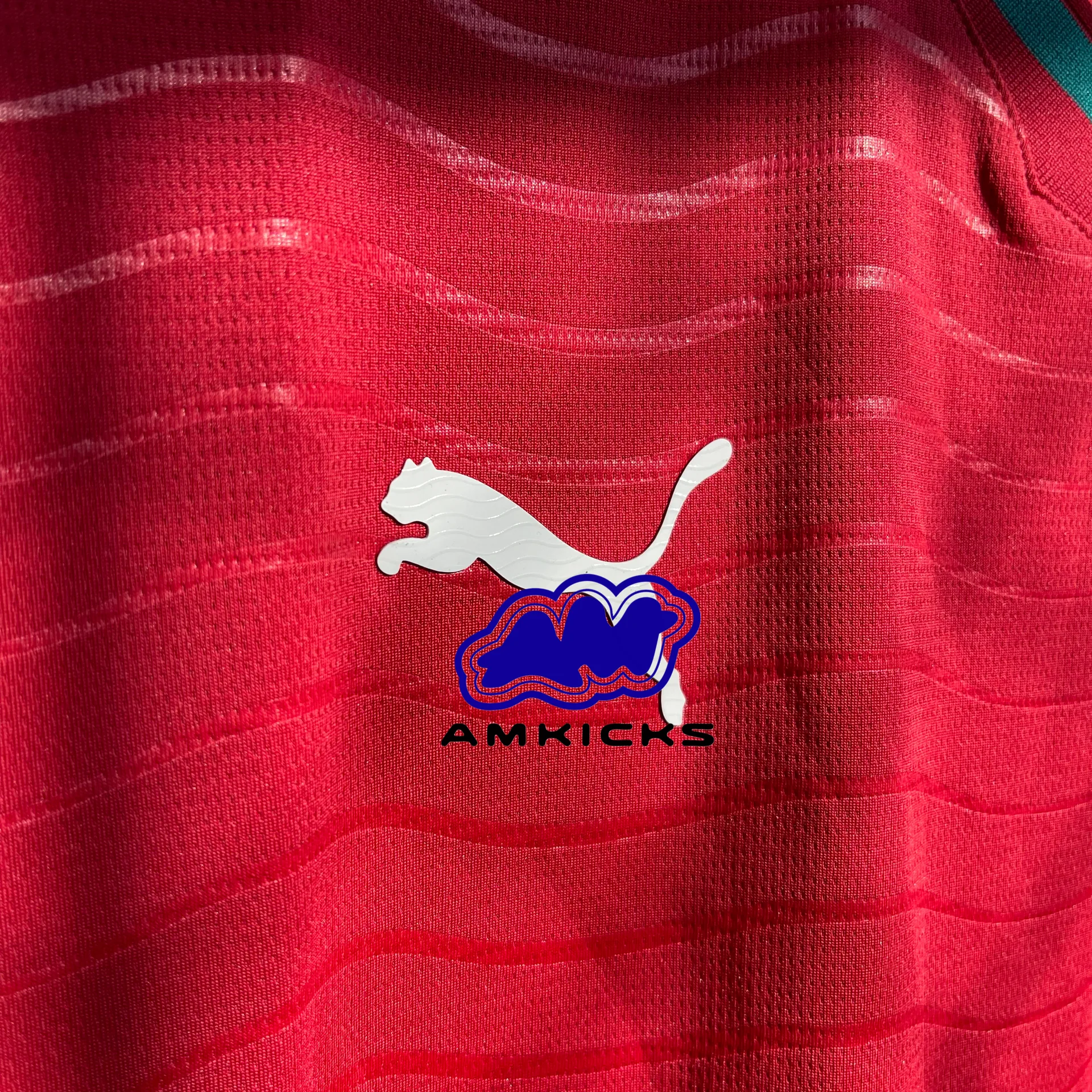 Puma Portugal Home Fan Jersey Club Red Green Lagoon