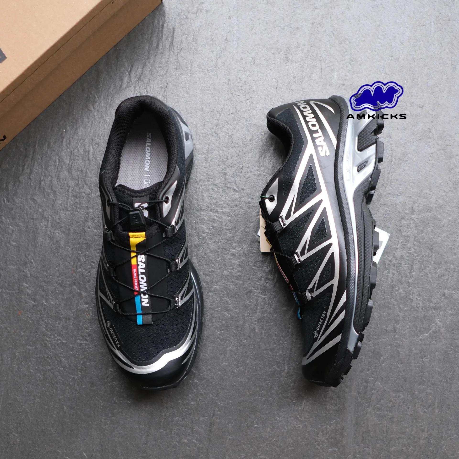 Salomon XT-6 Gore-Tex "Black Silver"