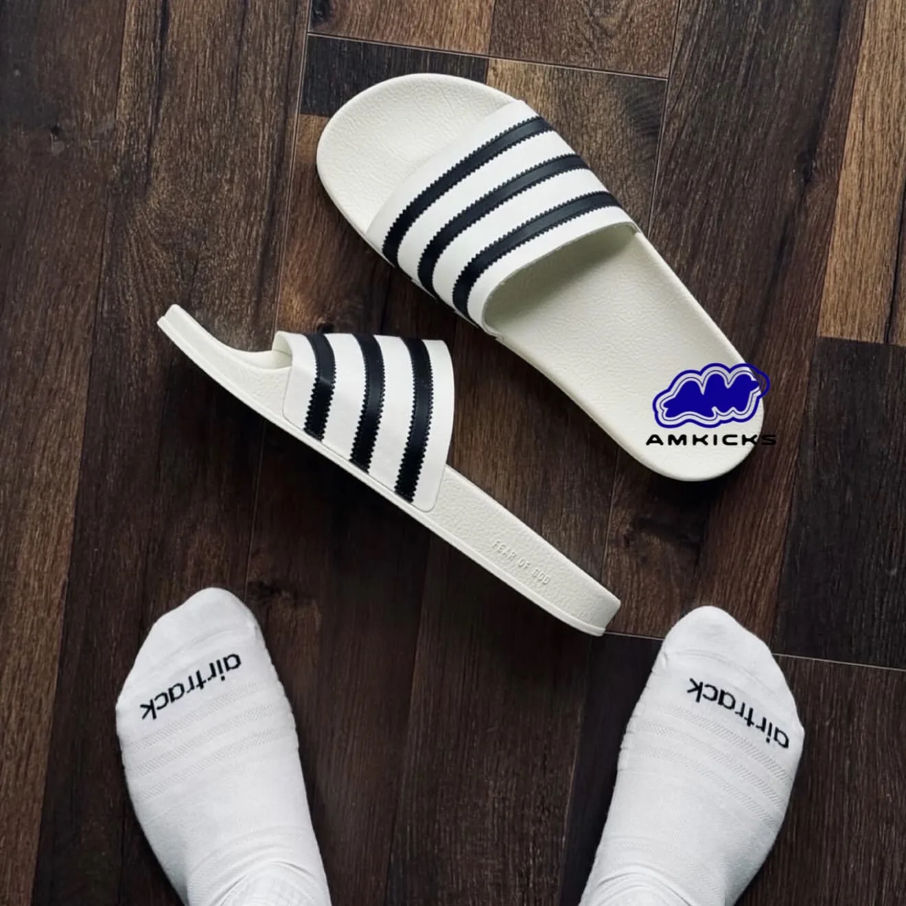 adidas Fear of God Athletics Adilette "Cream White"