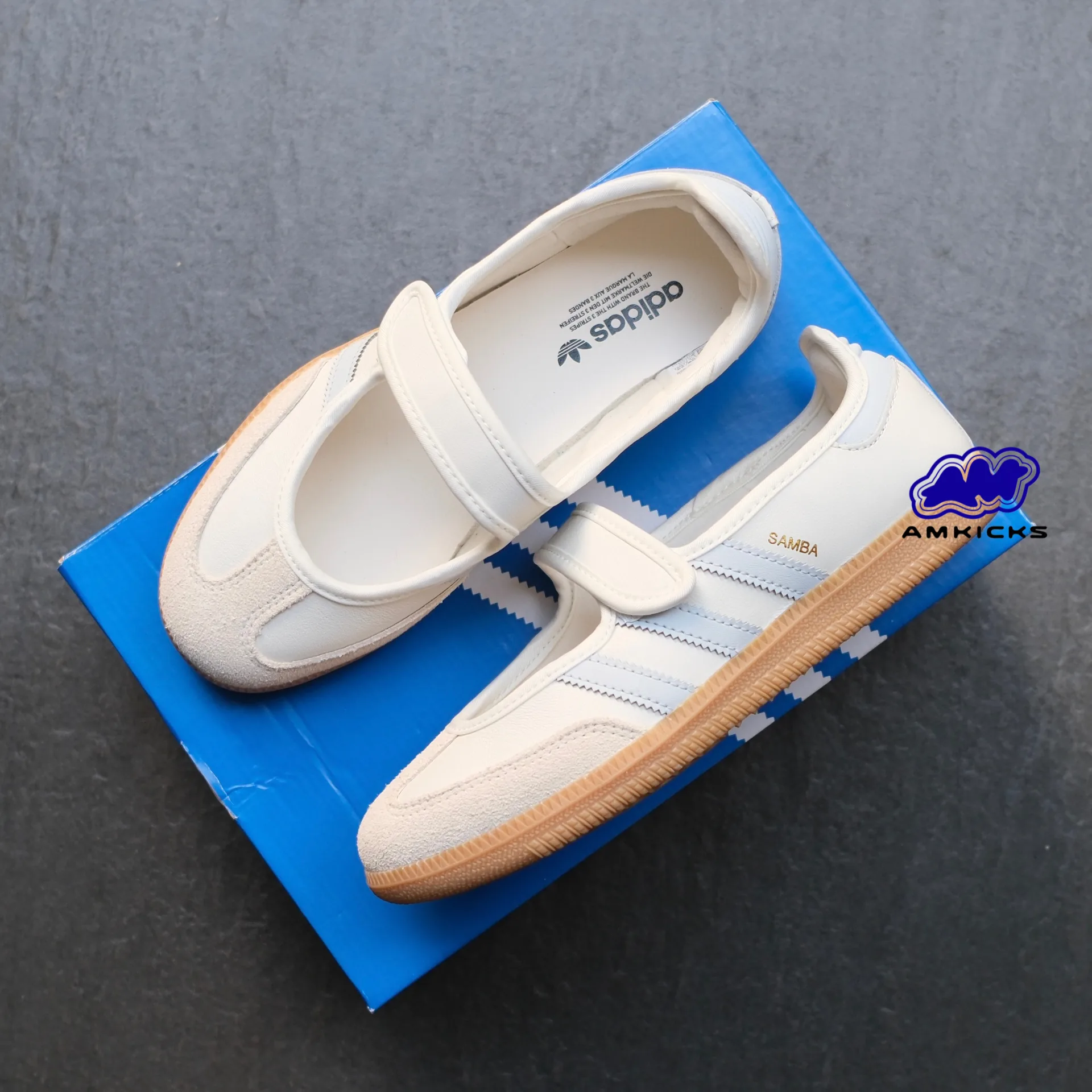 Adidas Samba Jane "White Blue Gum"