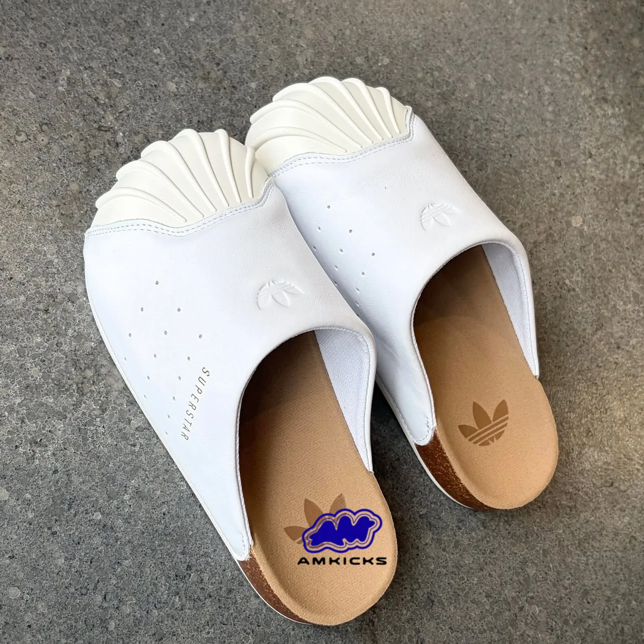 adidas Adimule Superstar Slides "White"