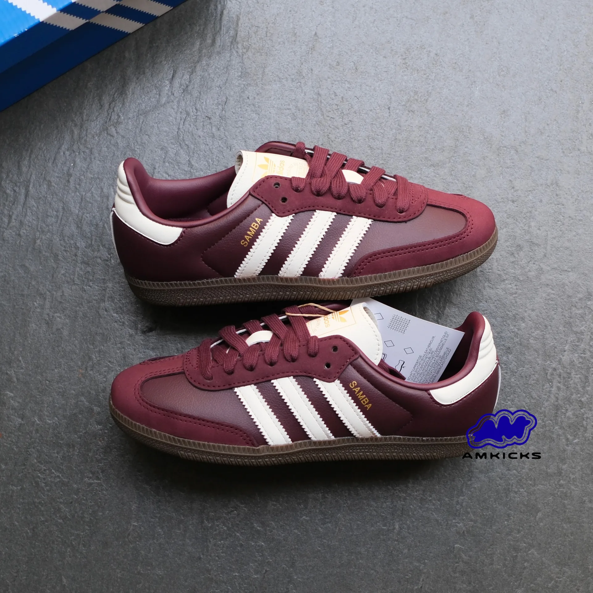 Samba OG "Maroon Off White Gum"