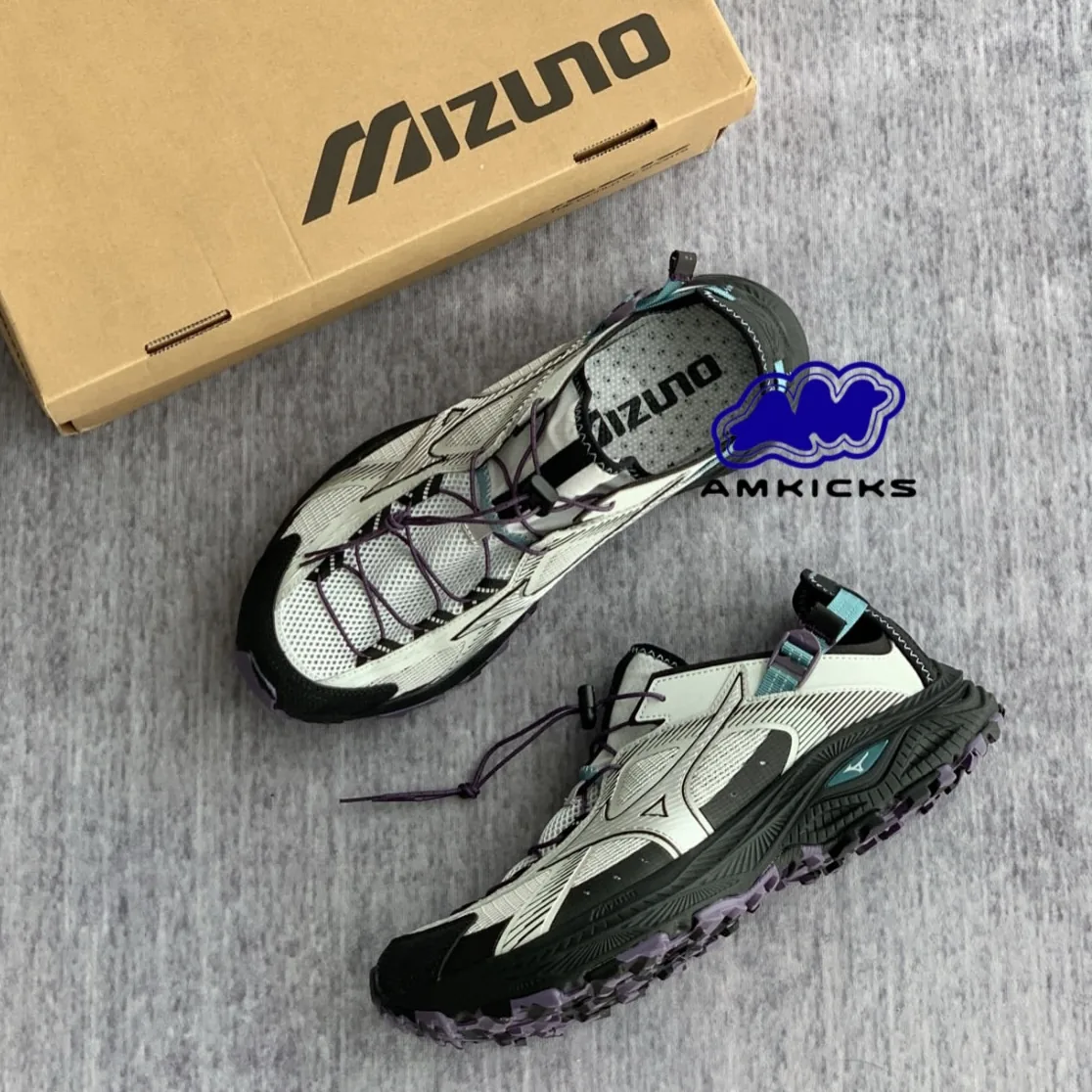 Mizuno Racer Trail SE V2 "Grey Black Teal Purple"