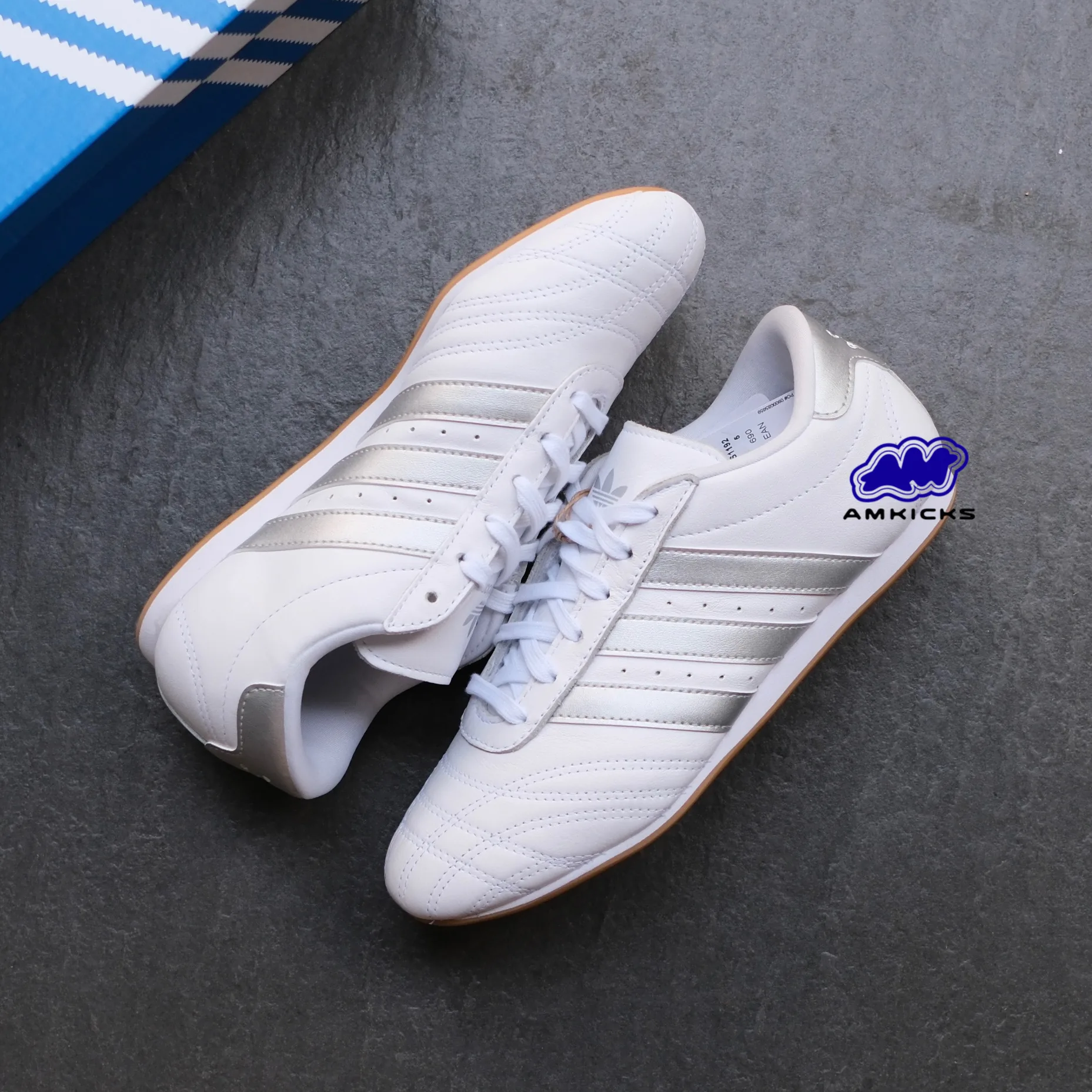 adidas Taekwondo "Cloud White Silver Metallic Gum"